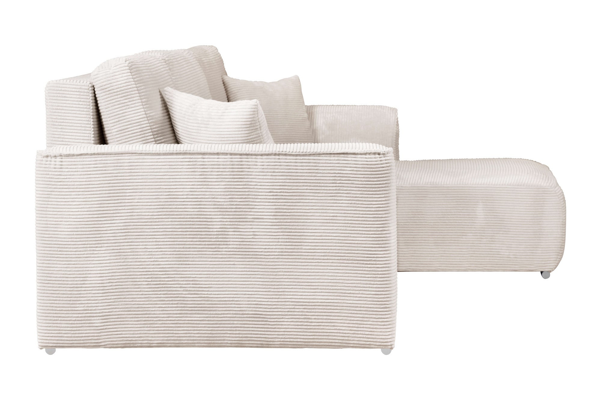 OTTO home Ecksofa »BEATRICE optionale Schlafsofa mit Bettkasten, B/T/H: 265/170/86 cm« L-Form, wahlweise auch mit Bettfunktion und Bettkasten