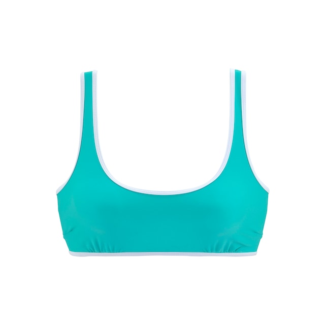 Venice Beach Bustier-Bikini-Top »L.A.«, mit Kontrastpiping bestellen online  bei OTTO