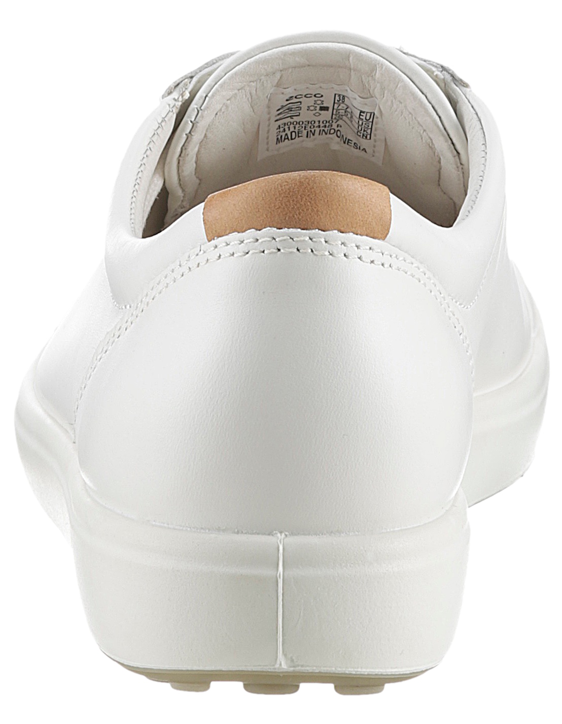 Ecco Sneaker »SOFT 7 W«, mit Label, Freizeitschuh, Halbschuh, Schnürschuh, schmale Form