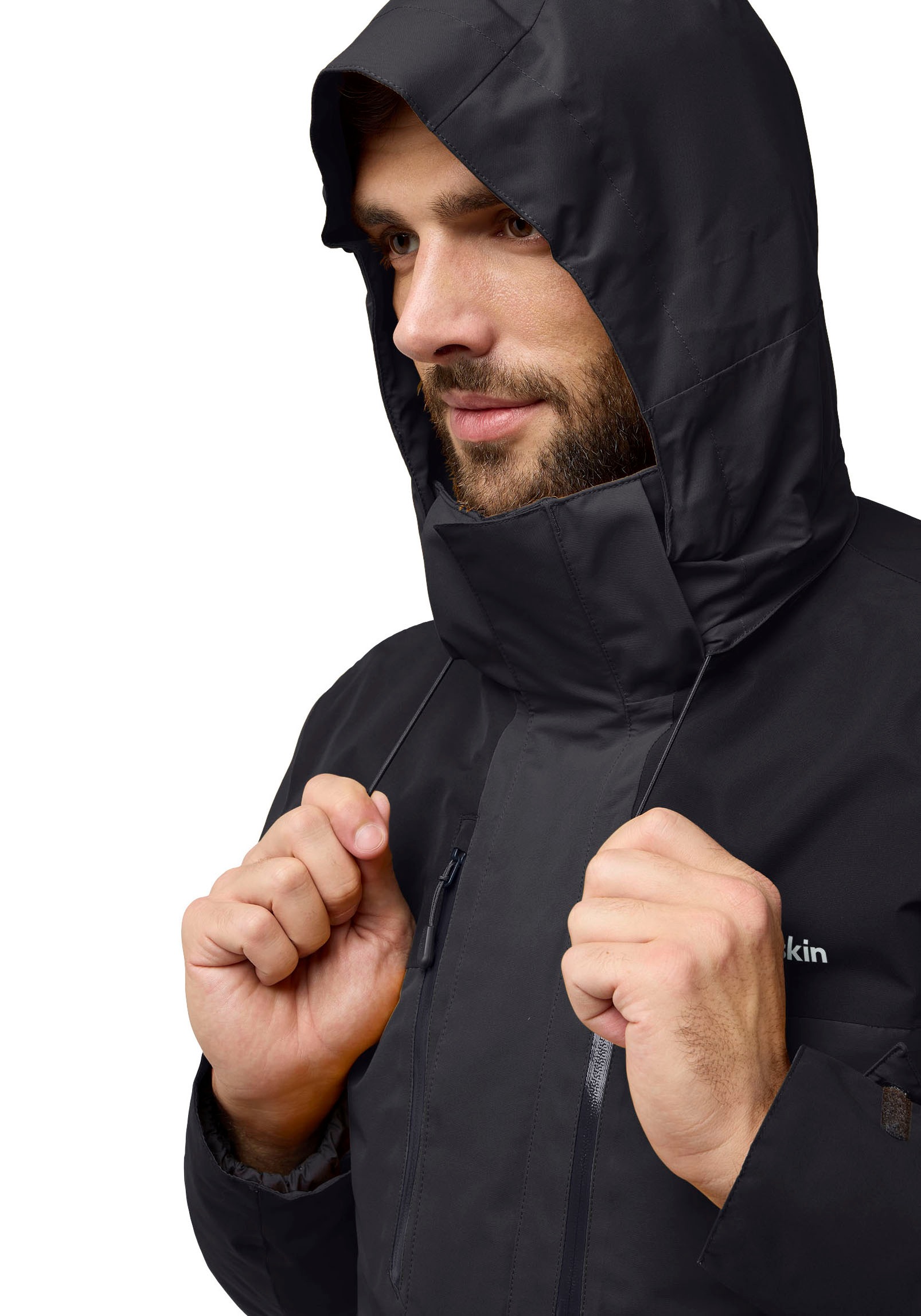 Jack Wolfskin 3-in-1-Funktionsjacke »JASPER 3IN1 JKT M«, mit Kapuze, Winterjacke