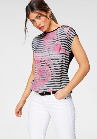 Tamaris Shirtbluse, mit trendigem Print kaufen Tamaris Shirtbluse, mit trendigem Print kaufen