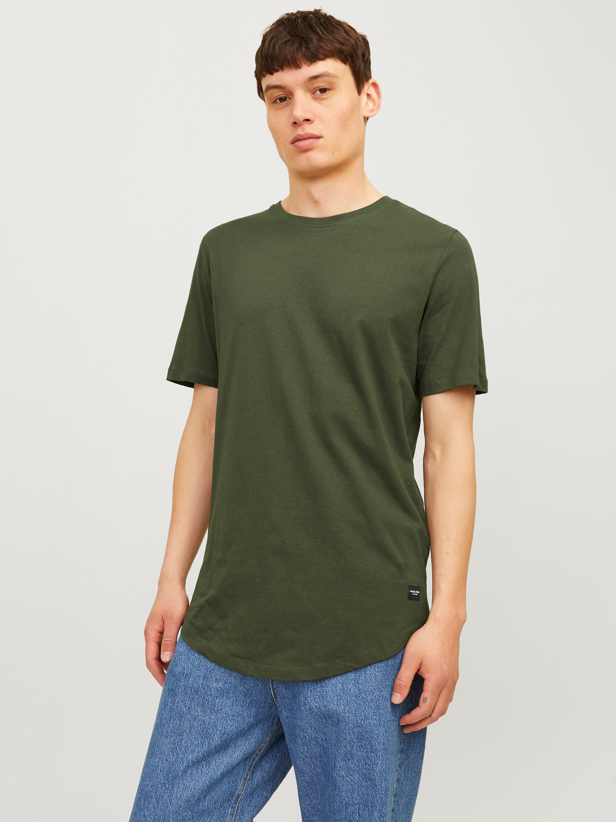 Jack & Jones T-Shirt »JJENOA TEE SS CREW NECK 5PK MP NOOS« Packung, 5er-Pack, 5 Stk.