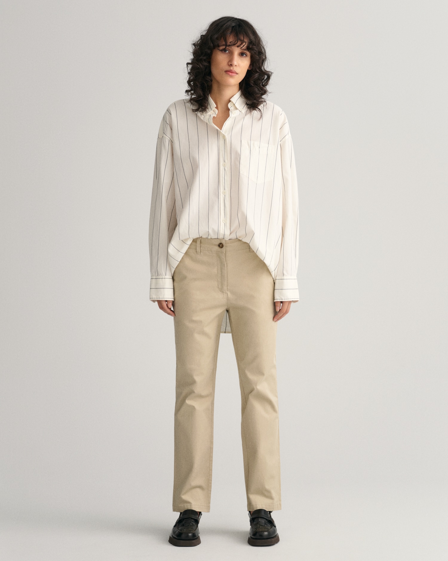 Gant Chinohose »SLIM CHINOS«, mit verkürzter Länge