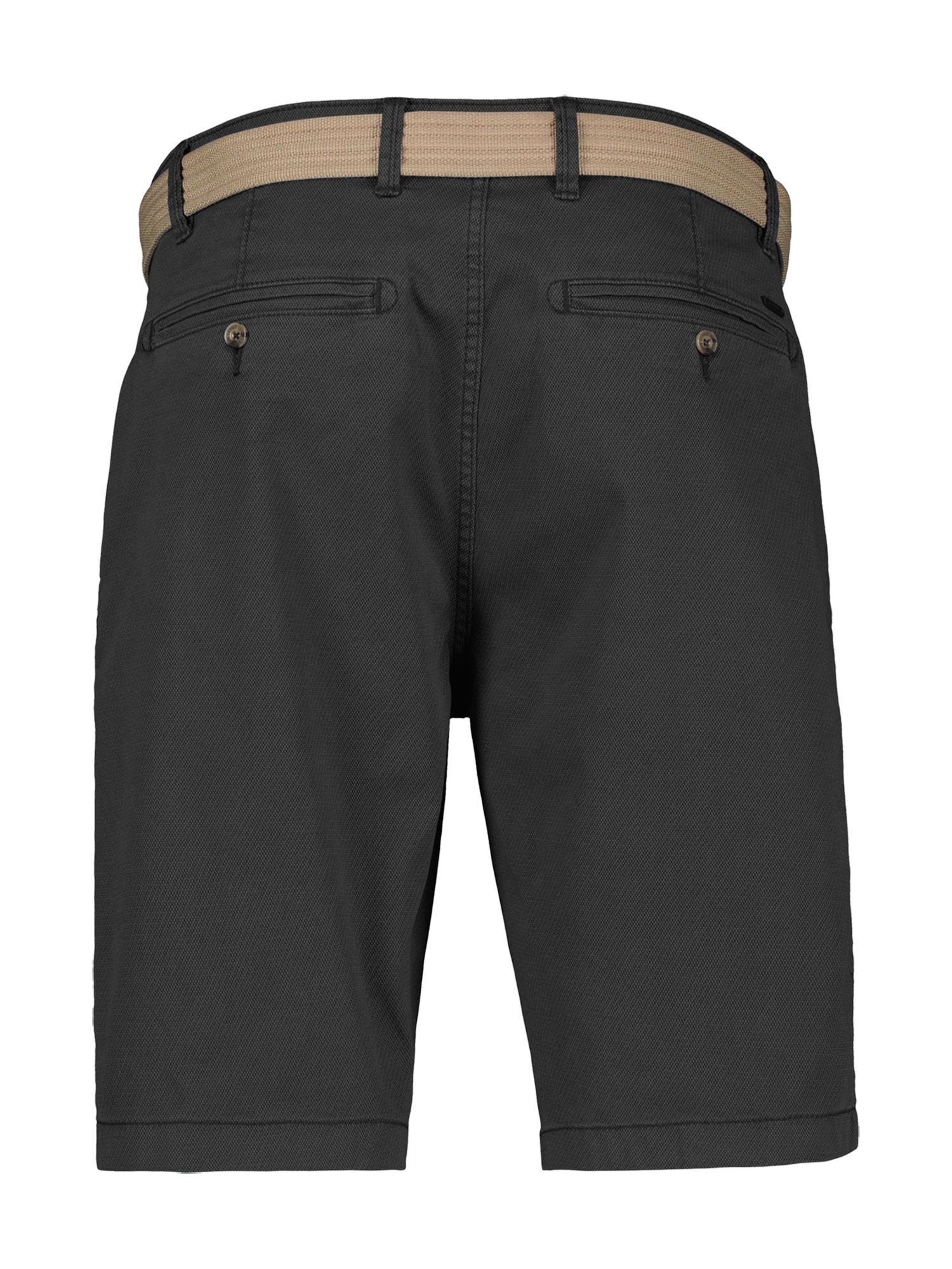 LERROS Bermudas »LERROS Chino-Bermuda mit Gürtel, in Großen Größen«, (Set)
