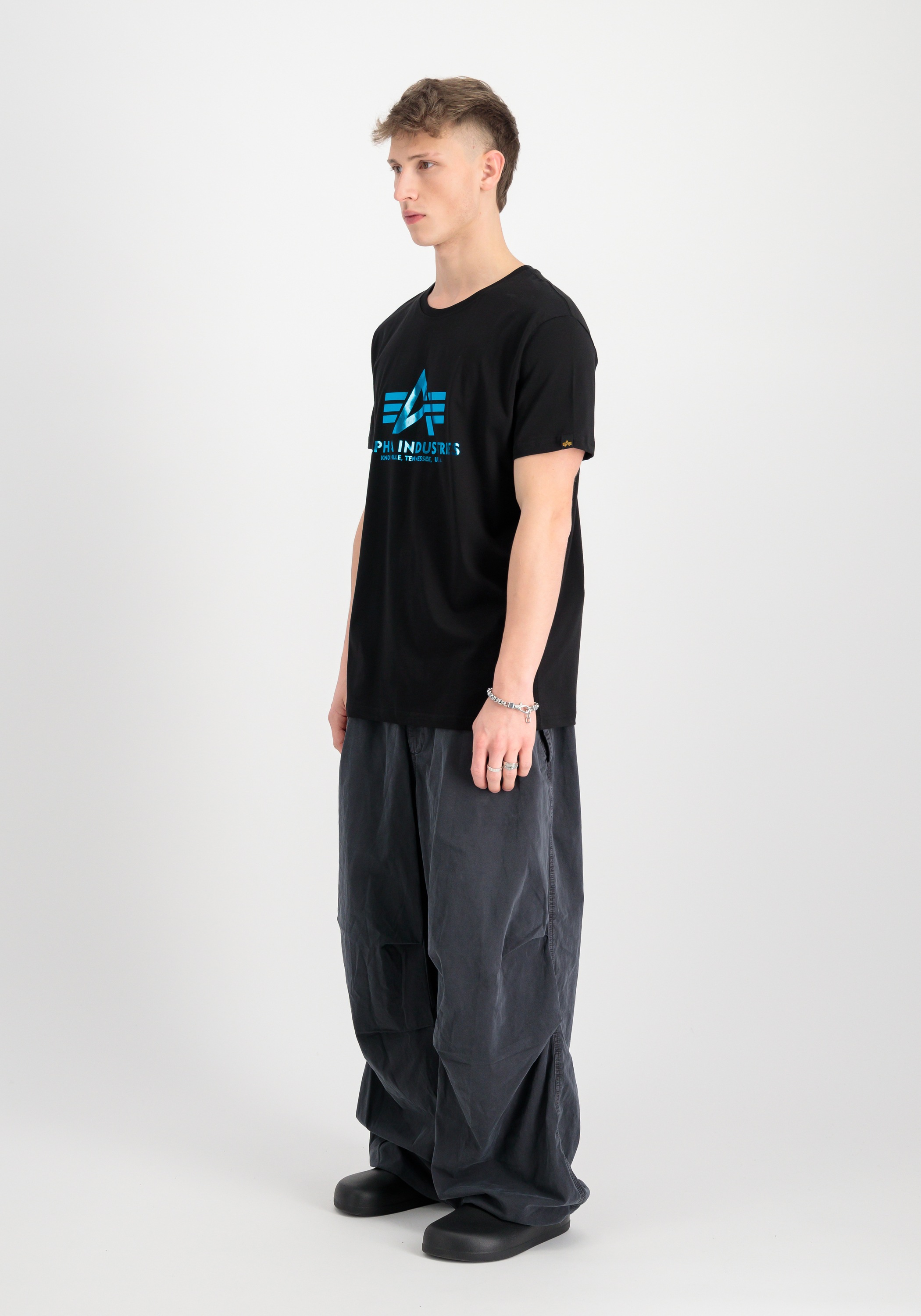 Alpha Industries T-Shirt »Basic T-Shirt BL Foil Print T-Shirt«