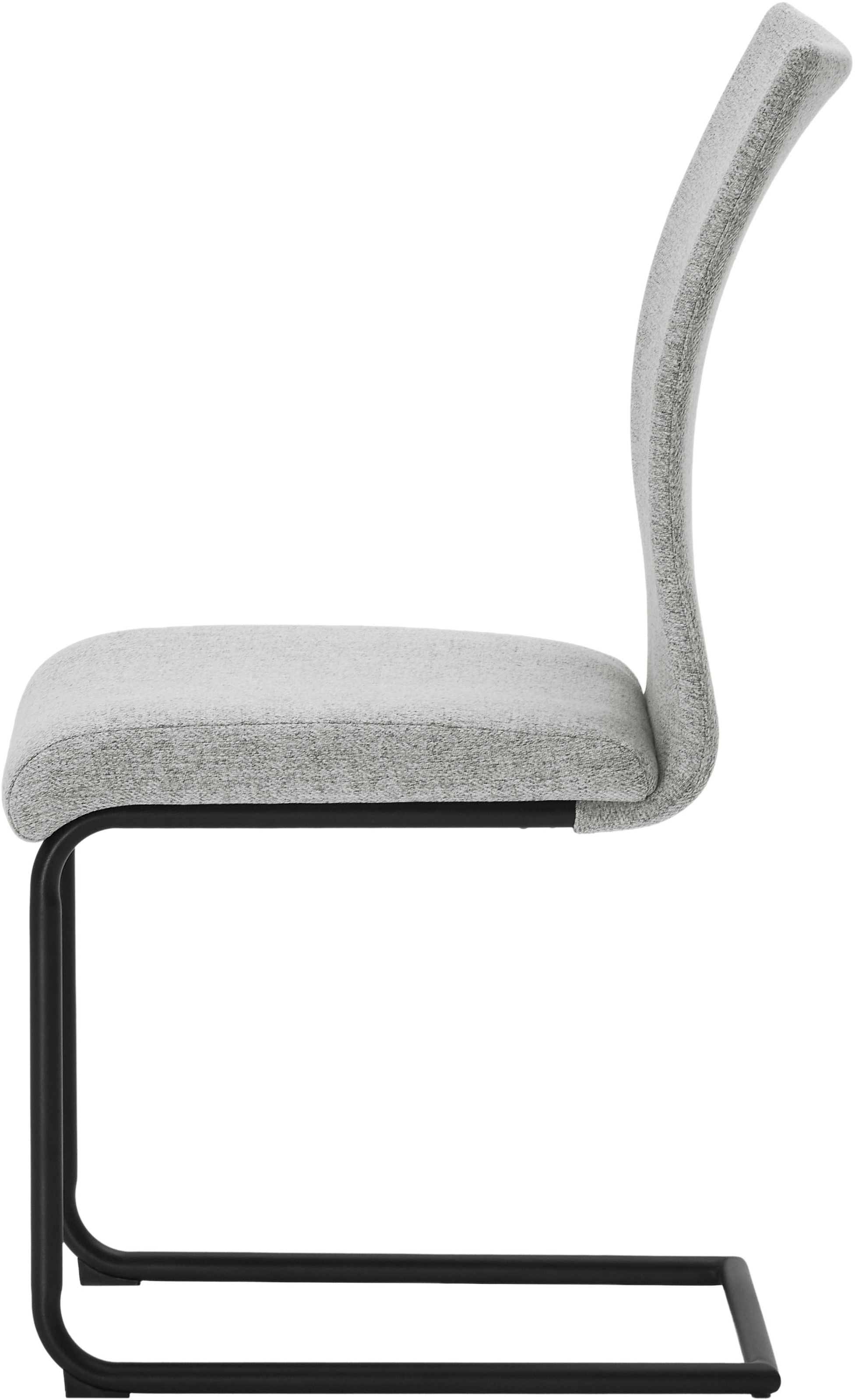 OTTO home Freischwinger »Tayler« (Set) 2 Stk.Strukturstoff, robustem Metallgestell, Anti-Kipp-Funktion