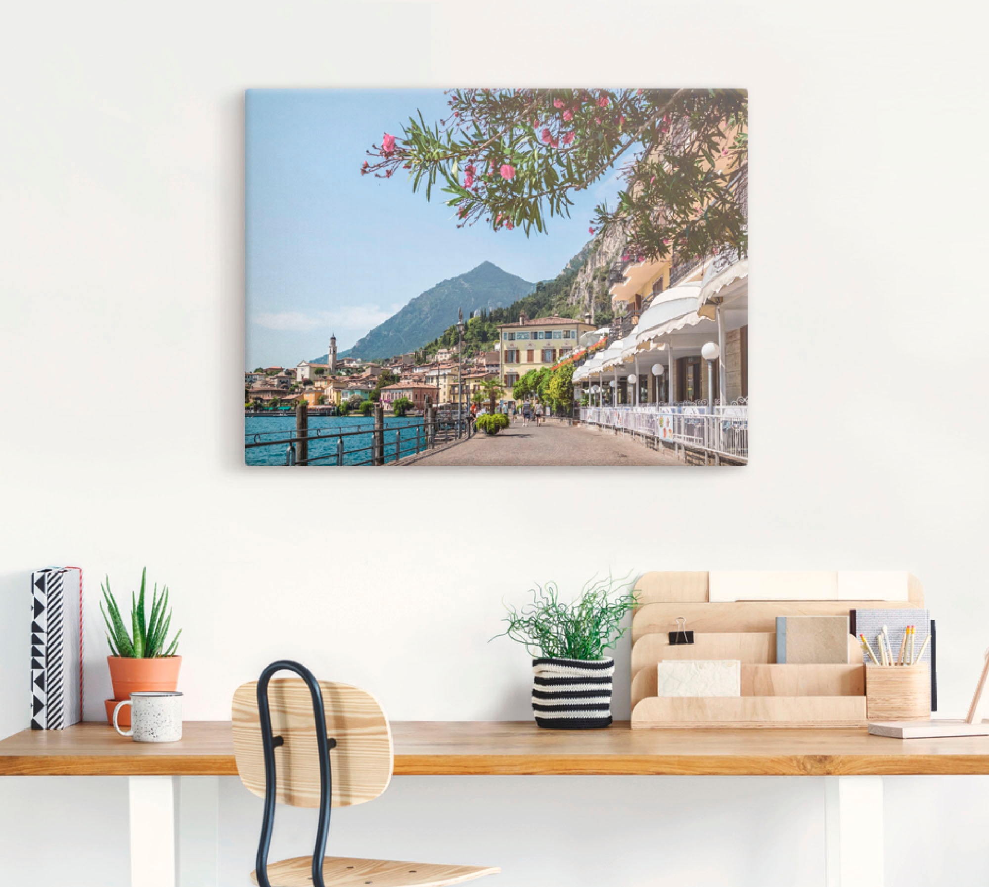 Artland Wandbild »Gardasee Limone sul Garda I«, Europa, (1 St.), als Leinwandbild, Poster in verschied. Größen