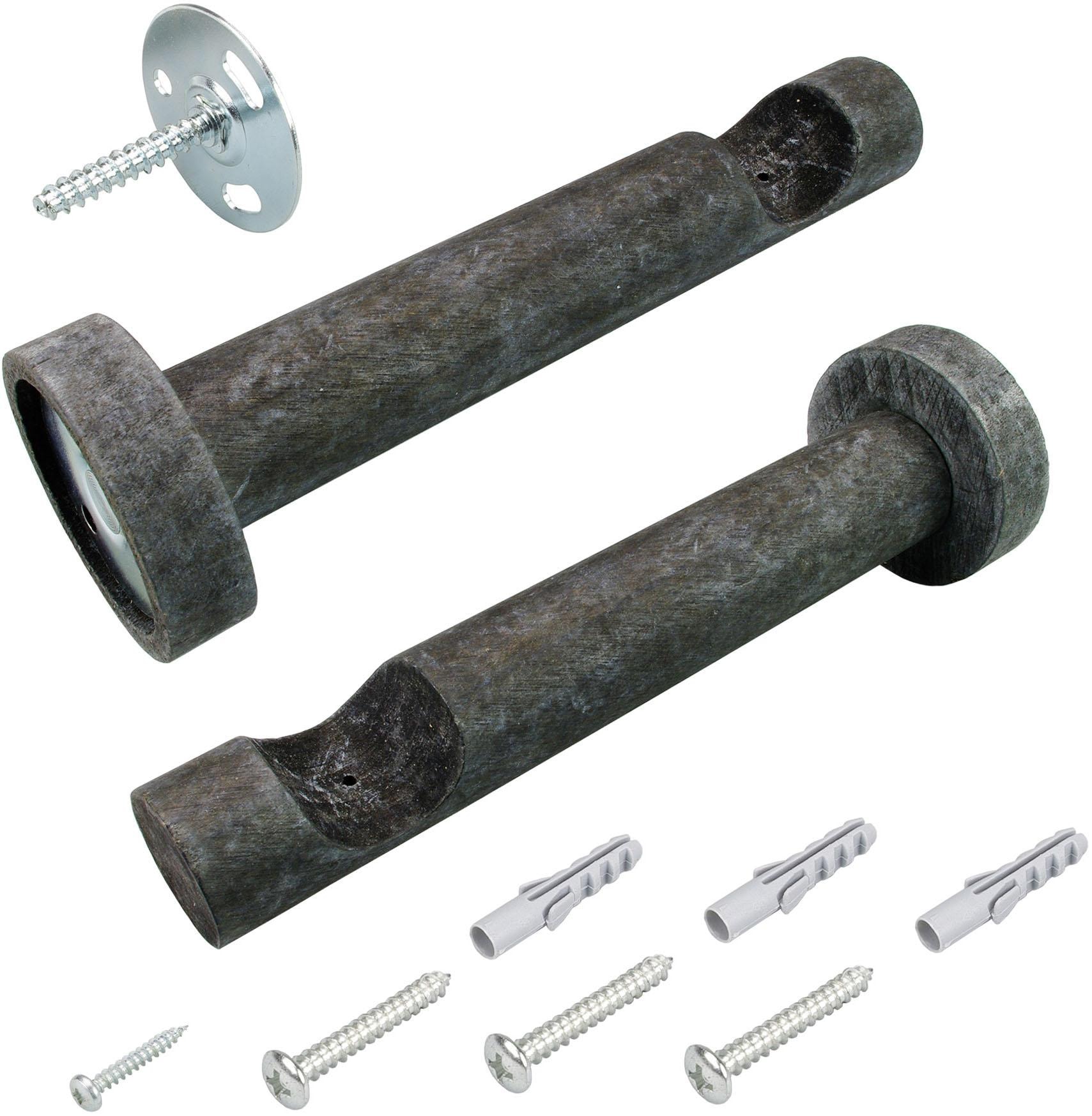 Liedeco Gardinenstange »Terra Kugel mit Streifen« Ø 28 mm 1 läufig-läufig Fixmaß