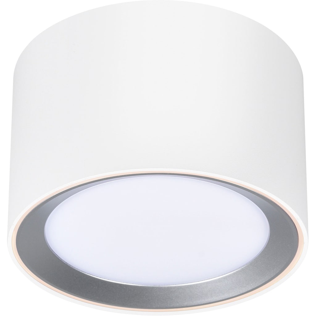 Nordlux LED Deckenleuchte »Landon Smart«, dimmbar mit Nordlux Smart (Innen- und Außenring), Kaltweißes bis warmweißes Licht, IP44-Schutz gegen Spritzwasser, Inkl. 8 Watt LED 