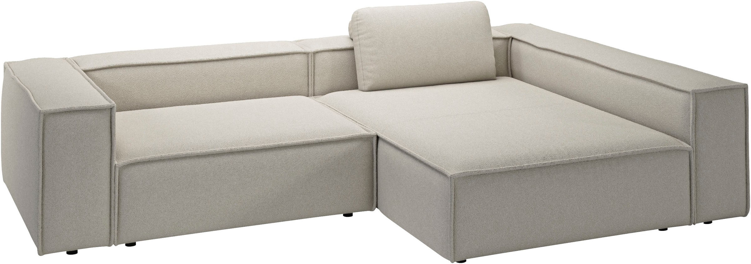 Places of Style Ecksofa »Watertown, moderne XXL L-Form, 306 cm breit«, Komfortabel mit tiefer Sitzfläche – ideal für große Wohnräume