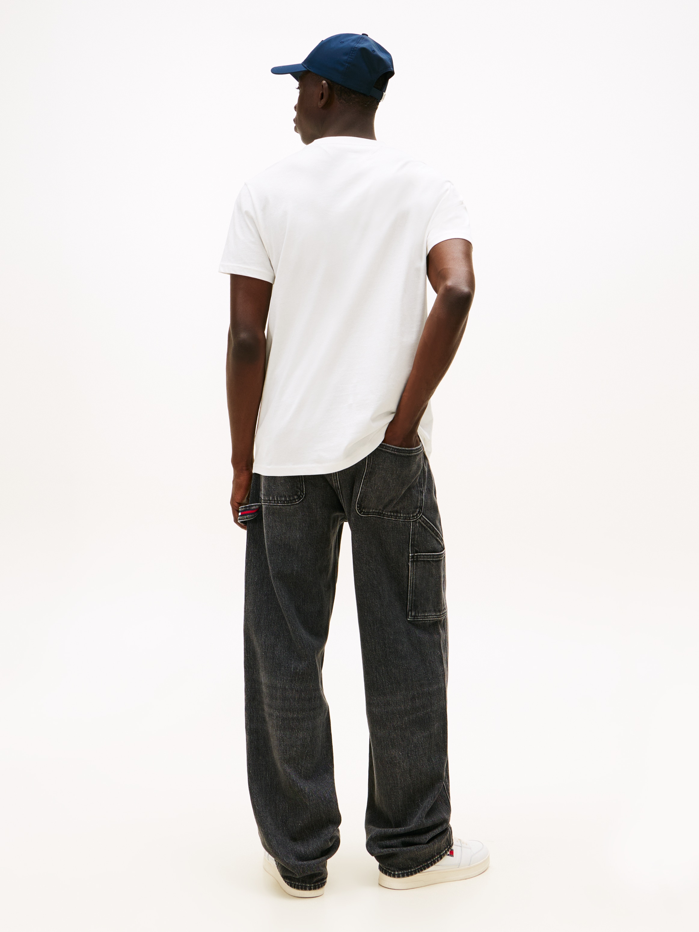 Tommy Jeans T-Shirt »TJM SLIM FIT LINEAR 2PACK« Packung, 2 Stk. Rundhals, Jersey