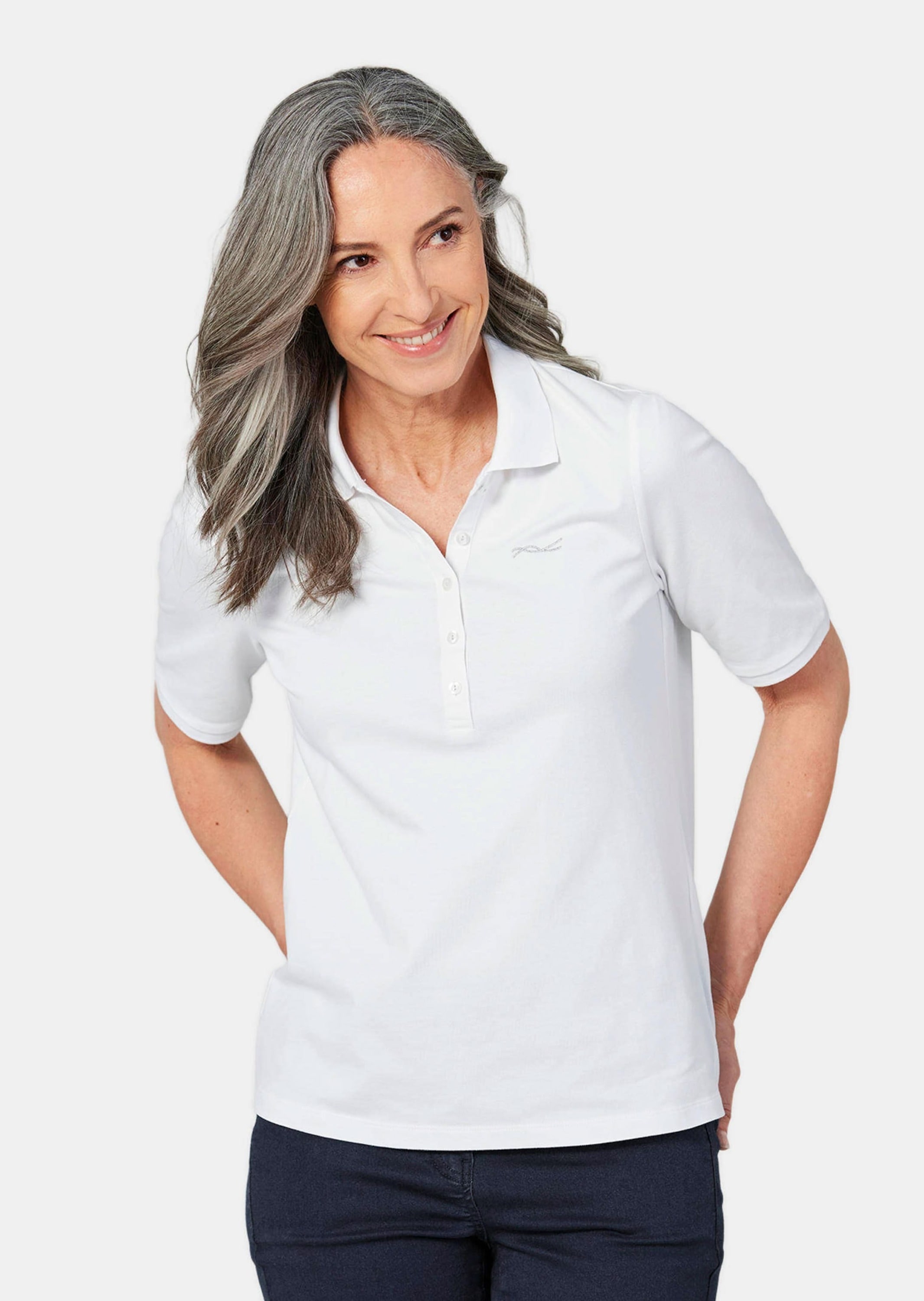GOLDNER Poloshirt »Poloshirt Poloshirt in hochwertiger Pikee-Qualität«