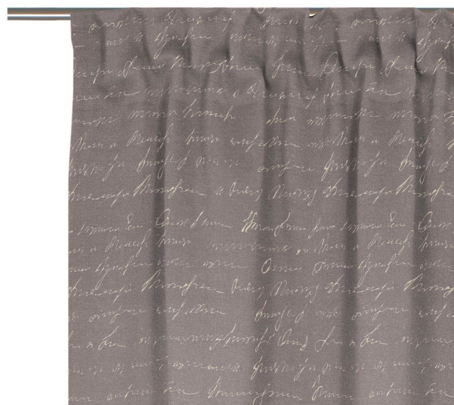 Adam Vorhang, (1 St.), Vorhang Scribble aus Leinen und Bio-Baumwolle, Multiband (1 St)