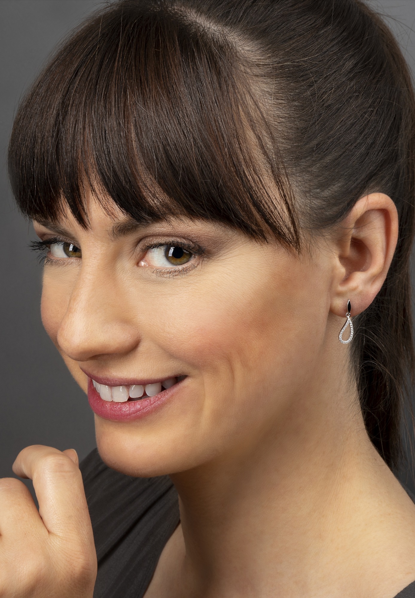 ONE ELEMENT Paar Ohrhänger »Zirkonia Ohrringe   Ohrhänger aus 925 Silber«