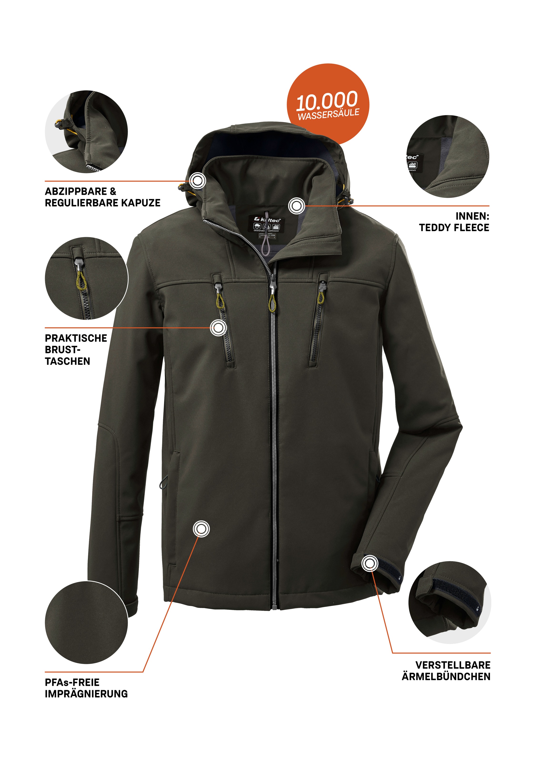 Killtec Softshelljacke »KOW 163 MN SFTSHLL JCKT«