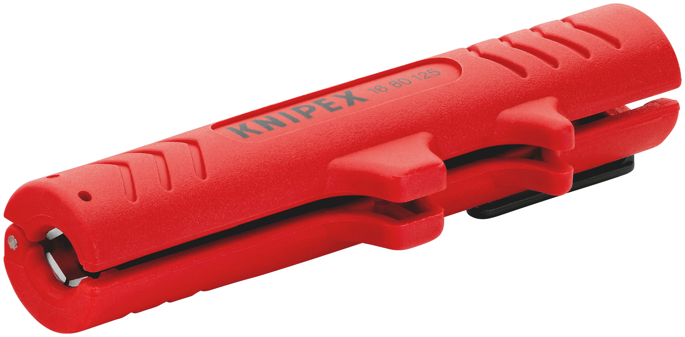 Knipex Abmantelungszange, zum Abmanteln und Abisolieren aller gängigen Rund- und Feuchtraum-Kabel