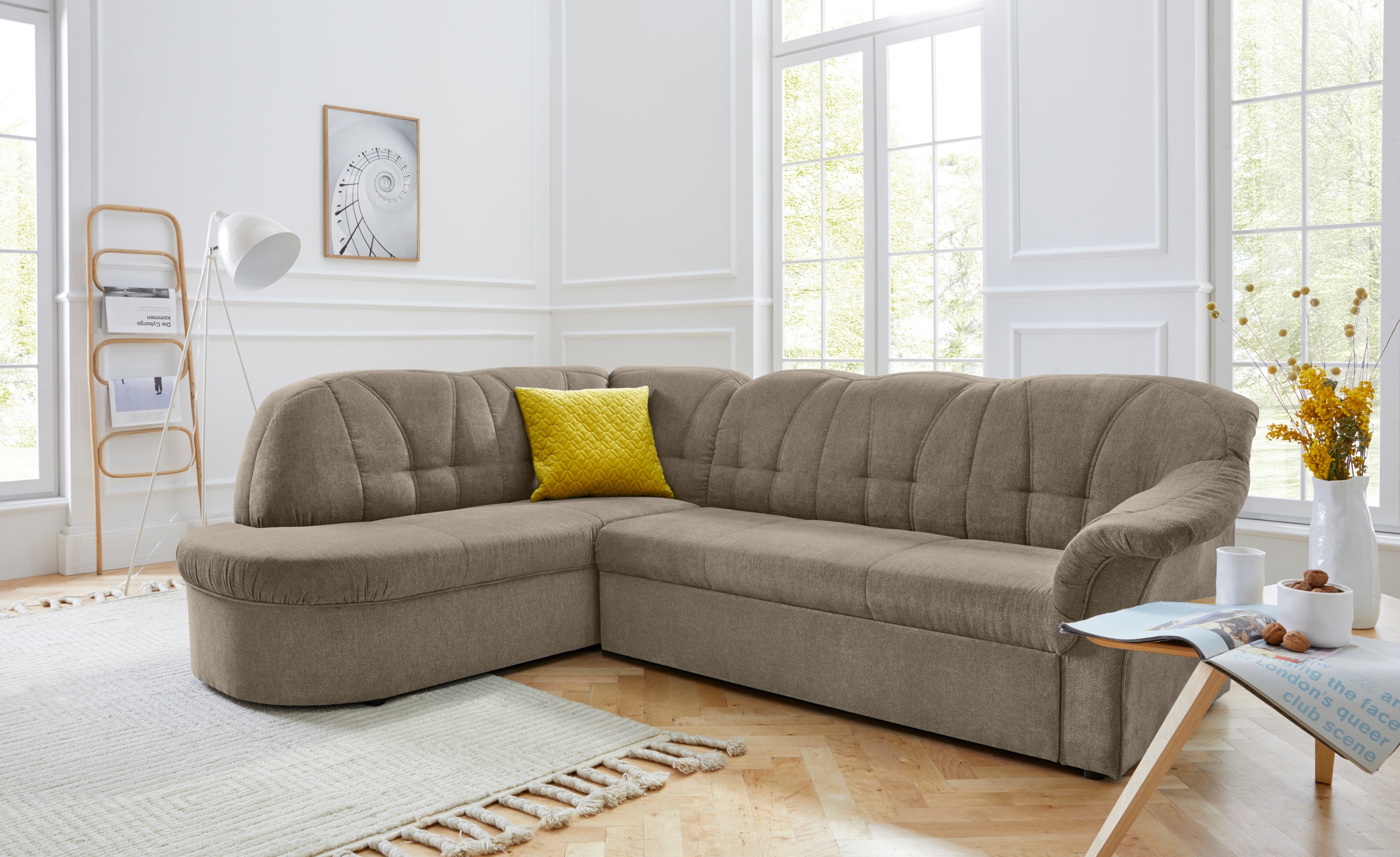 DOMO collection Ecksofa »Pegnitz«, wahlweise mit Bettfunktion online kaufen