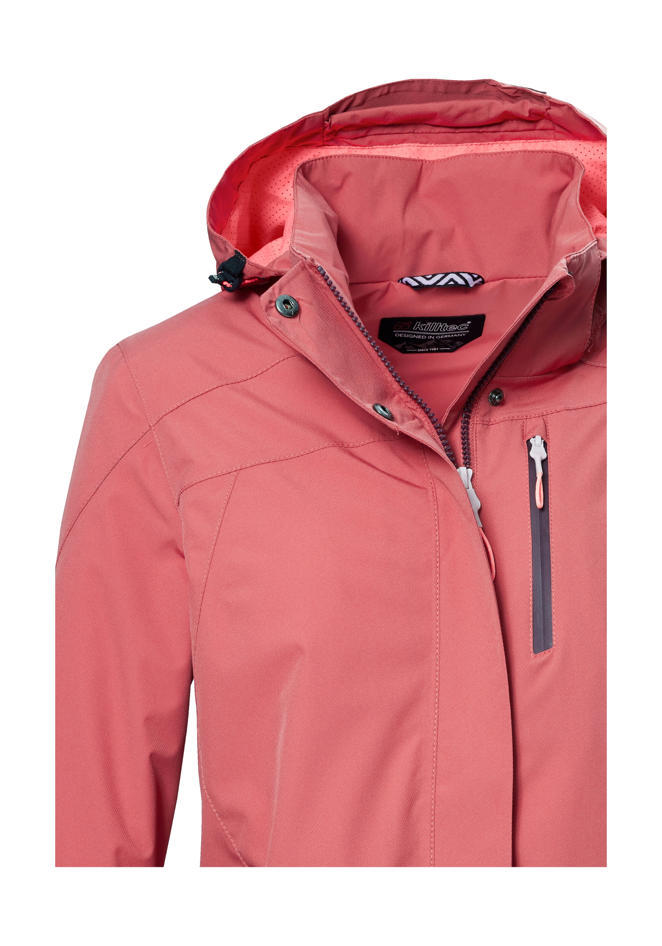 Killtec Outdoorjacke »KOS 28 WMN JCKT«, Wasserdichte, atmungsaktive Damenjacke, recyceltes Material