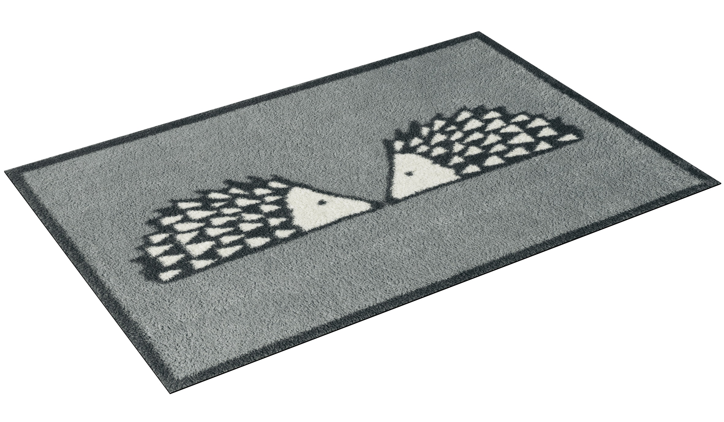 Turtle Mat Fußmatte »Kissing Spike Slate« rechteckig 9 mm Höhe
