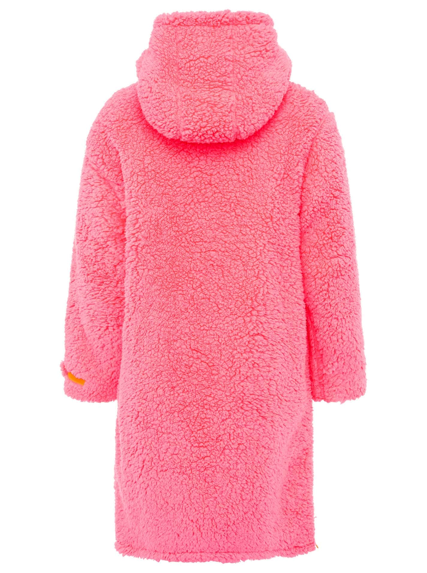 Zwillingsherz Kurzmantel »"Oversize Teddy Windjacke ZH"« weiches Teddy-Material, Kapuze, Reißverschluss, seitliche Taschen
