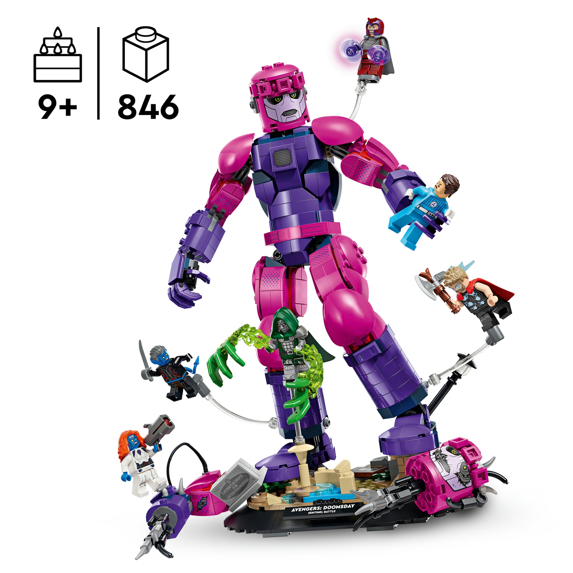 LEGO® Konstruktionsspielsteine »Legendärer Showdown: Avengers: Doomsday (76348), LEGO Super Heroes« Made in Europe