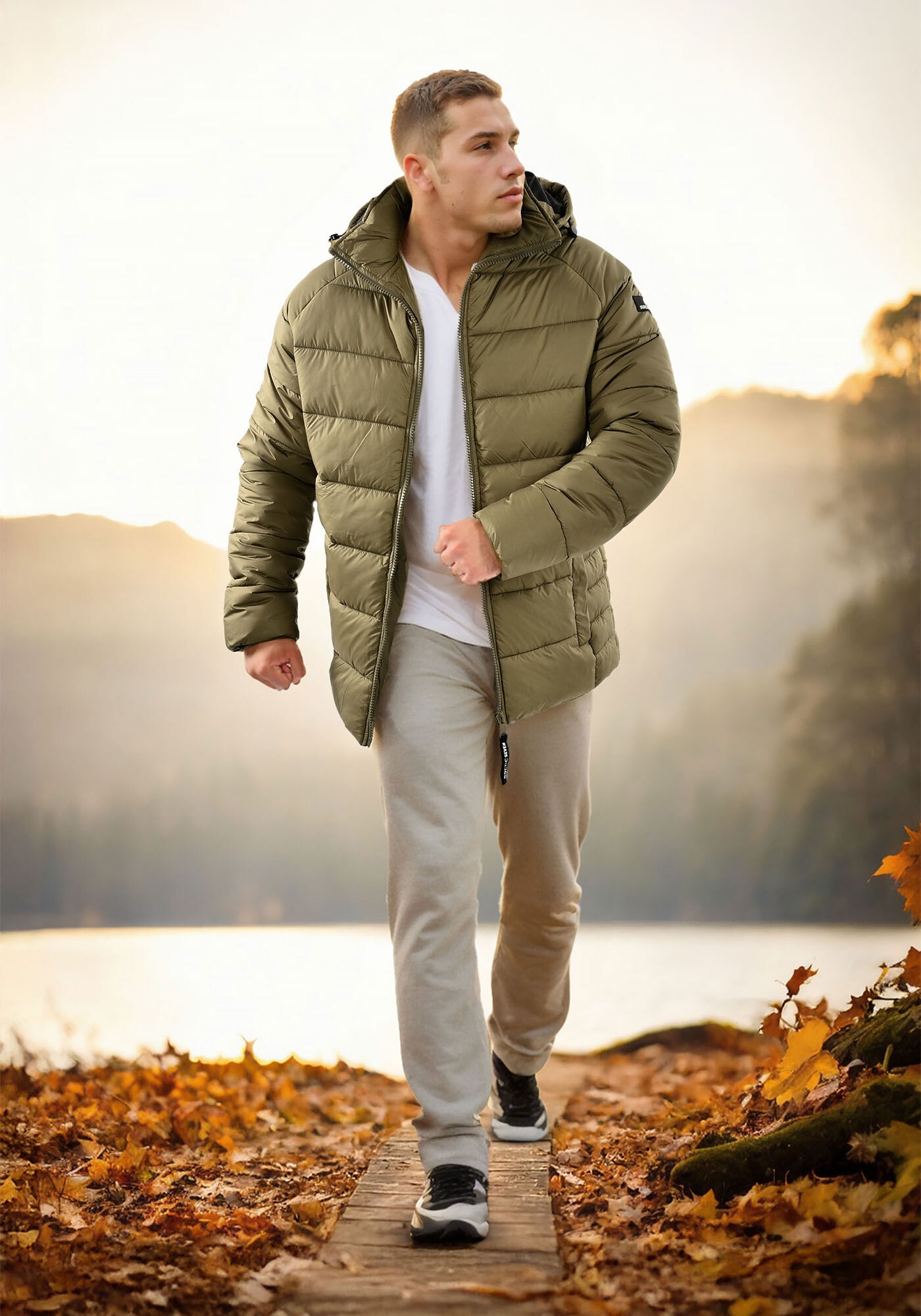 Arctic Seven Winterjacke »Arctic Seven Herren Winter Steppjacke AS420«
