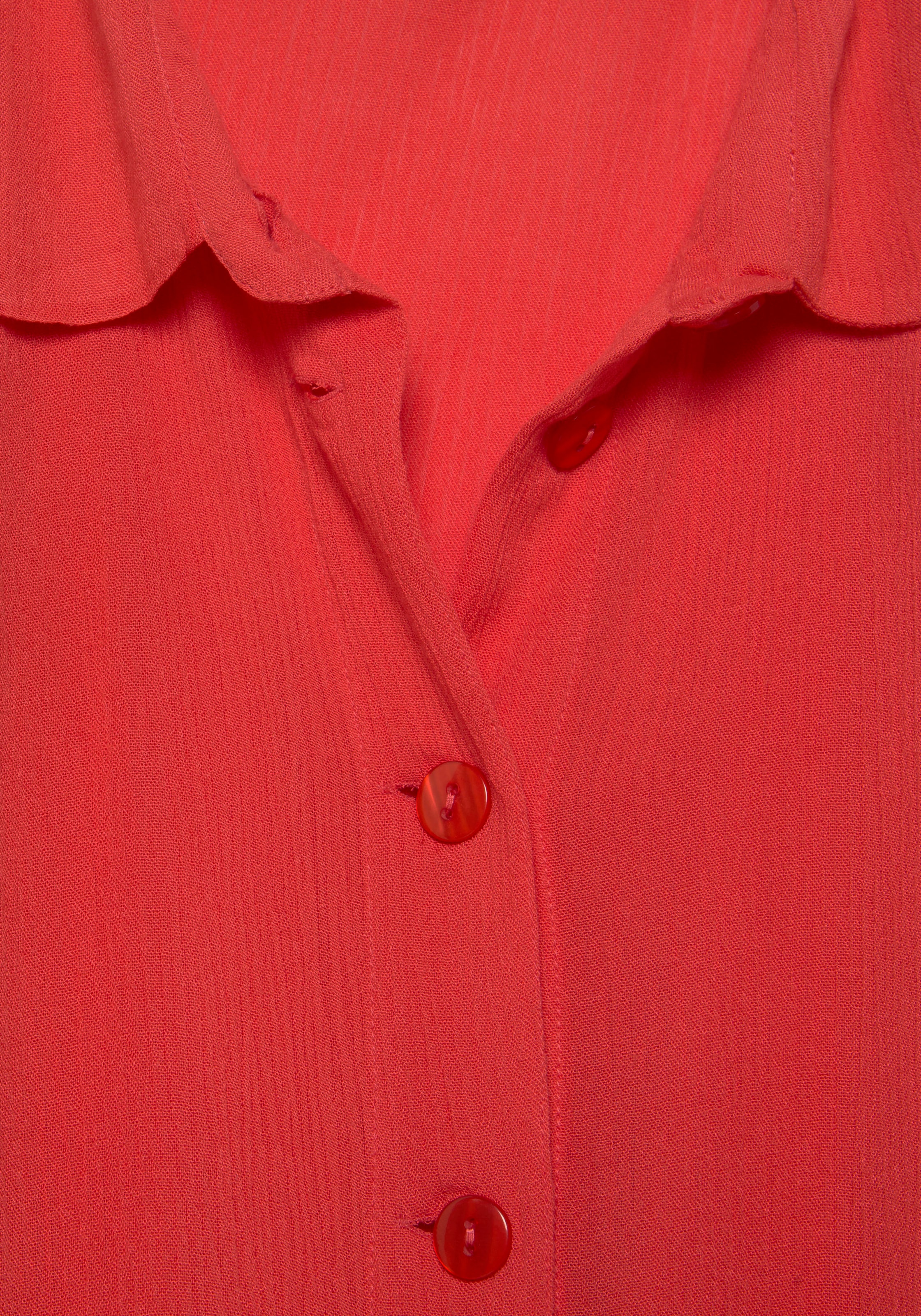 LASCANA Longbluse, sommerlich OTTO Knopfleiste, mit Kurzarmbluse, kaufen bei Blusenkleid
