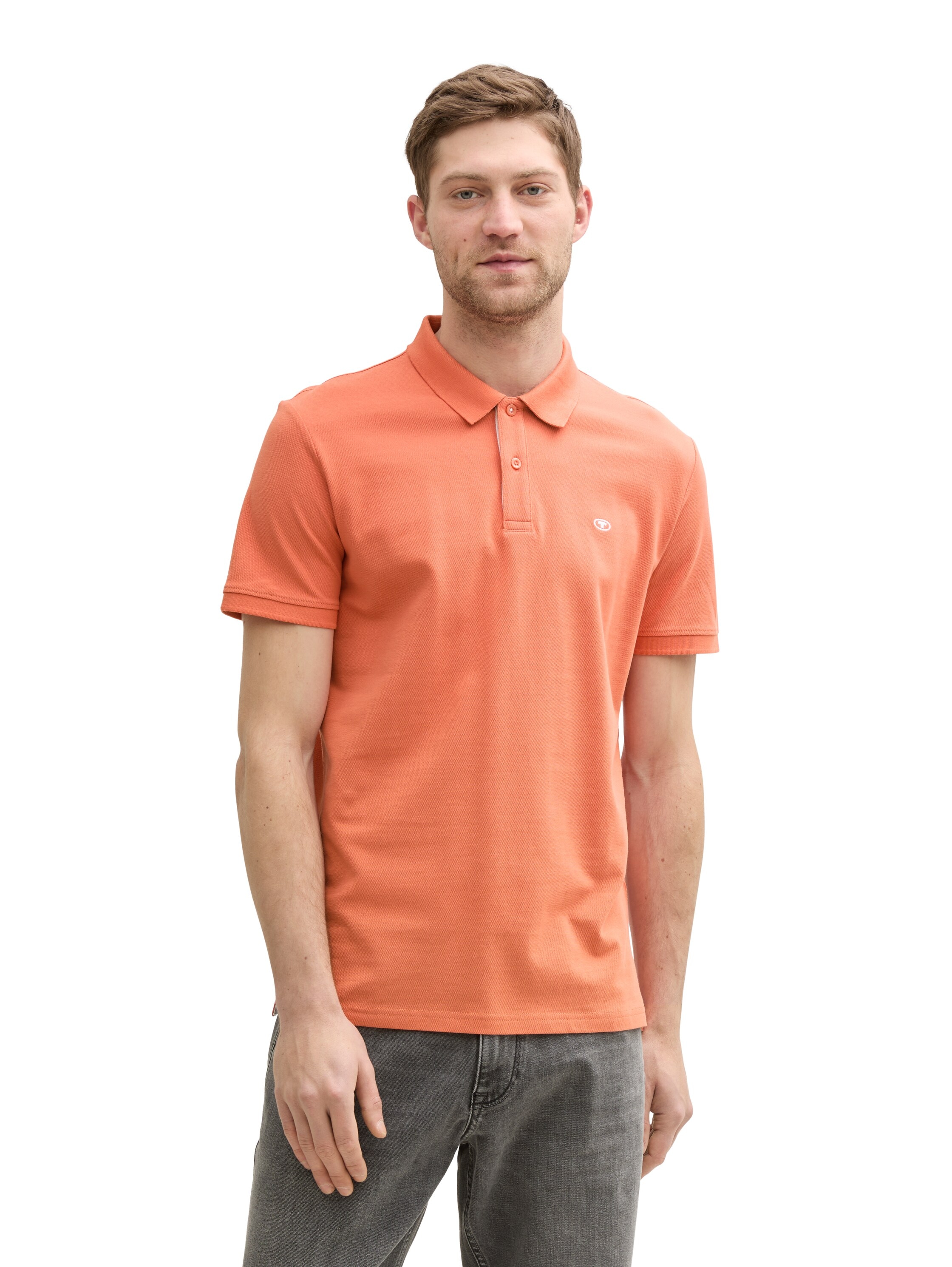 TOM TAILOR Poloshirt, mit Knopfleiste und Logo