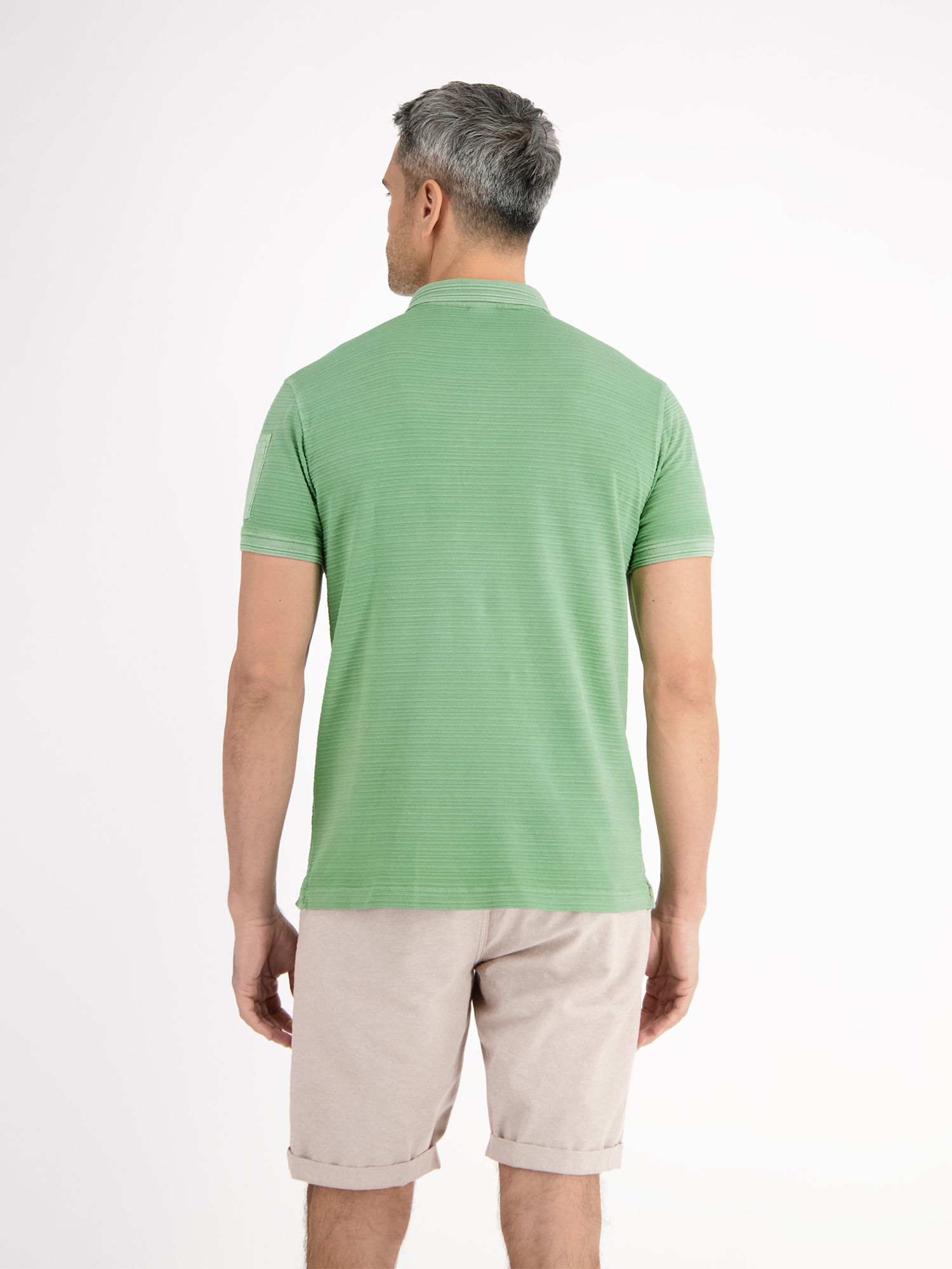 LERROS Poloshirt »Tonal-gestreiftes Poloshirt für Herren«