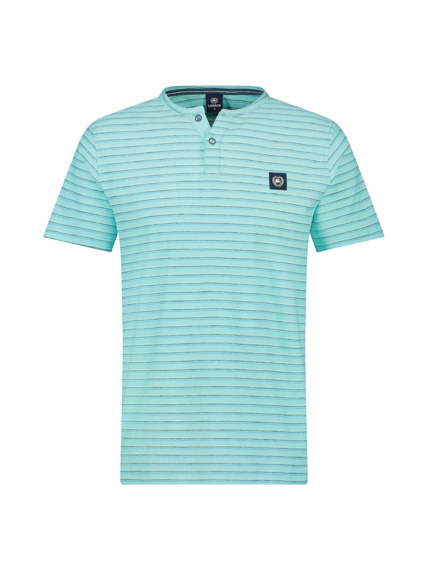 LERROS Henleyshirt »LERROS Herren Serafino-Shirt, gestreift«