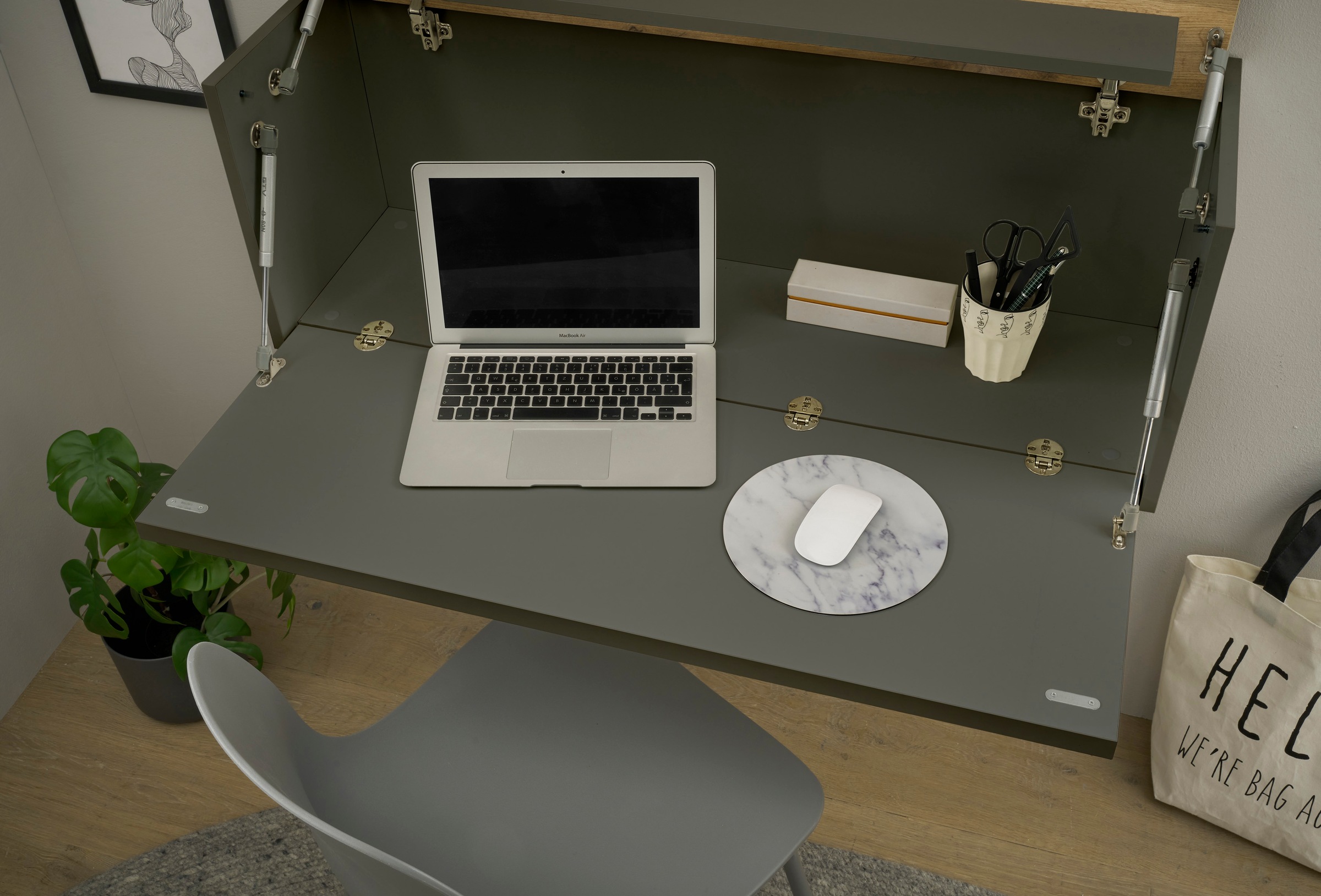 Home affaire Büromöbel-Set »CiTY/GiRON« Set, 4 Stk. tlg.