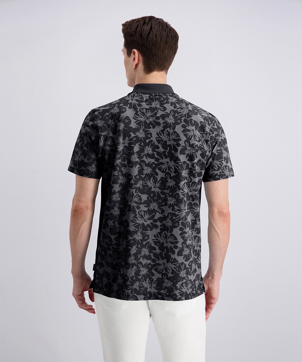 Pierre Cardin Poloshirt »Polo piqué alloverprint« mit floralem Allover-Print, Piqué