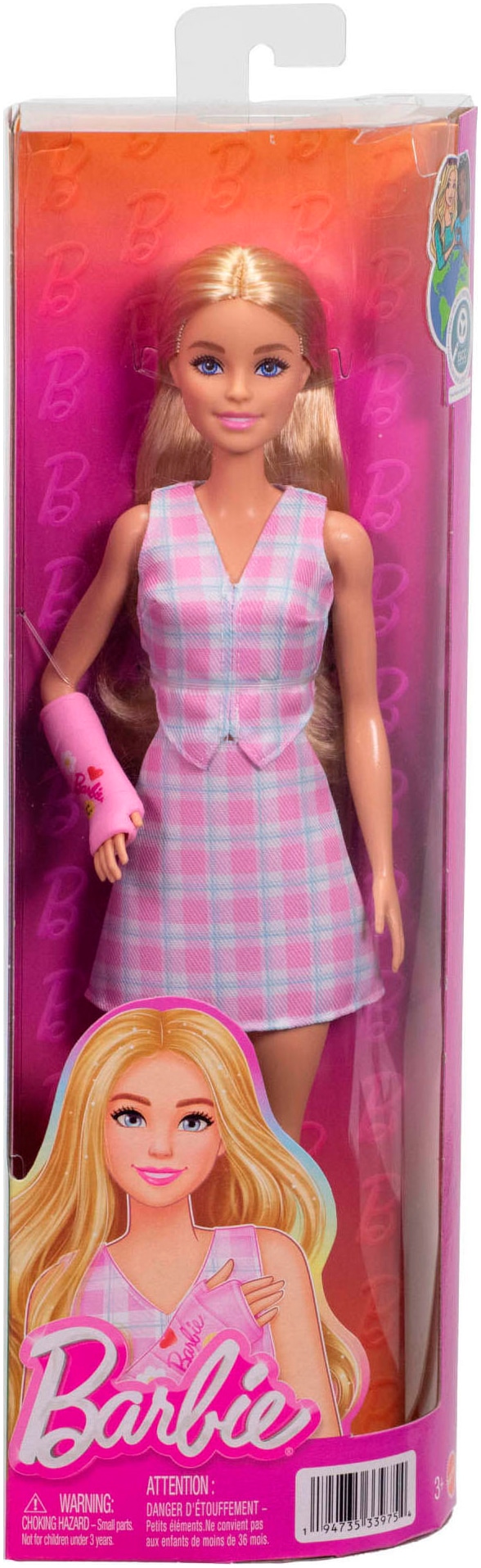 Barbie Anziehpuppe »Barbie Fashionista mit Armgips«