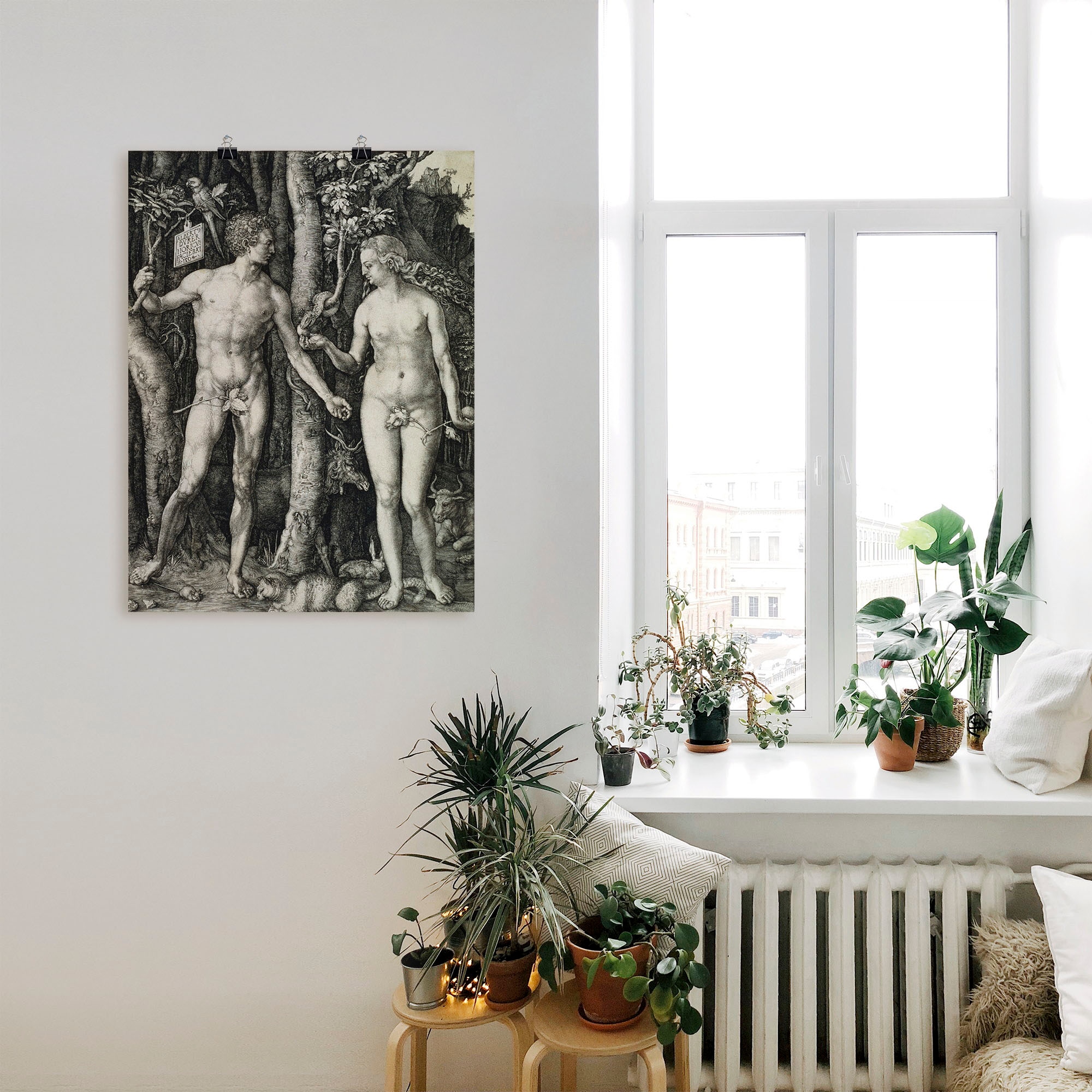 Artland Wandbild »Adam und Eva. 1504«, Religion, (1 St.), als Leinwandbild, Poster in verschied. Größen