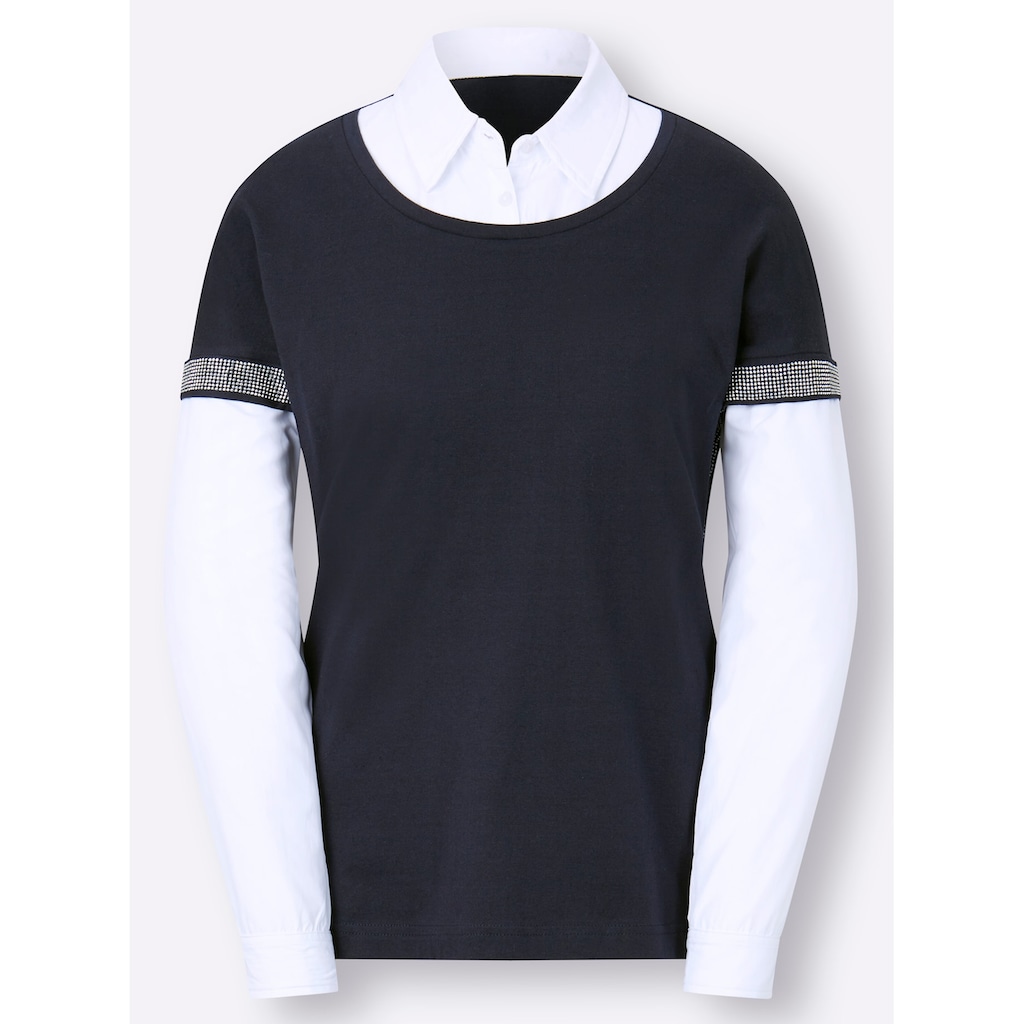 Inspirationen 2-in-1-Shirt »2-in-1-Shirt«, (1 tlg.)