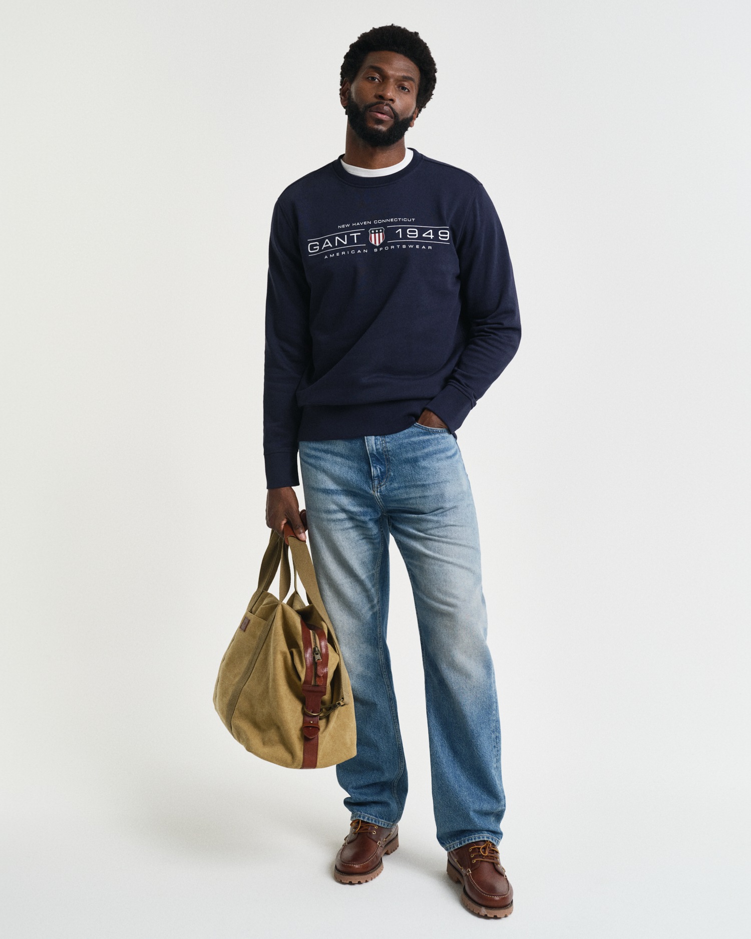 Gant Sweatshirt »GRAPHIC C-NECK SWEAT«