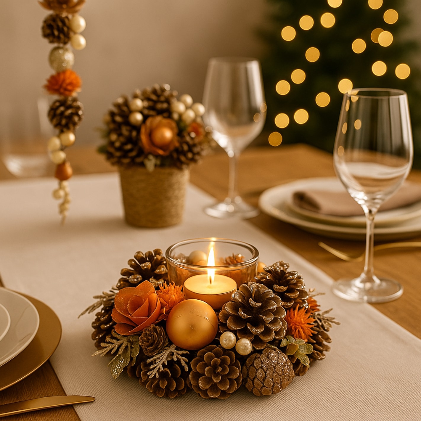 I.GE.A. Teelichthalter »Natur-Teelichthalter«