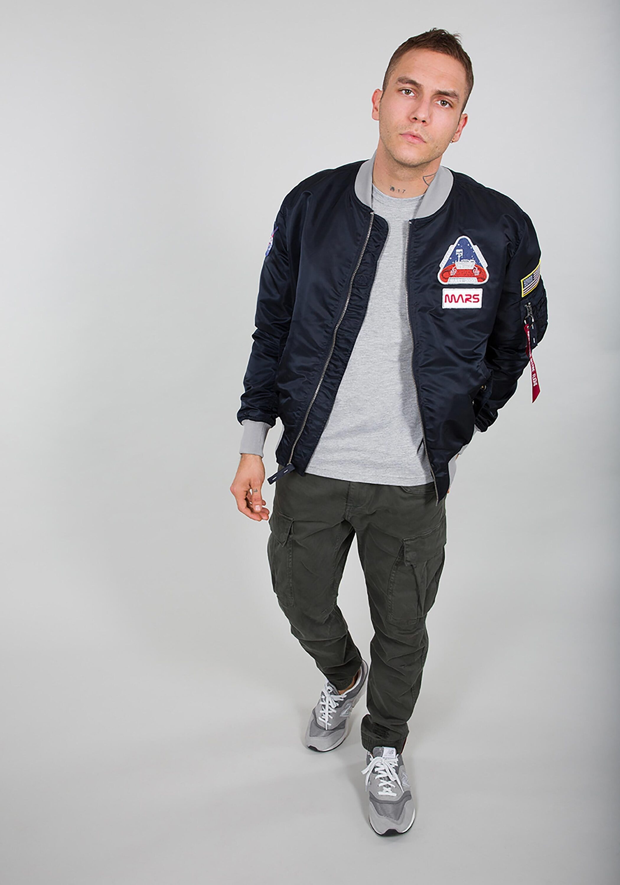 Alpha Industries Bomberjacke »Alpha Industries Men - Bomber Jackets MA-1 LW Mission To Mars«