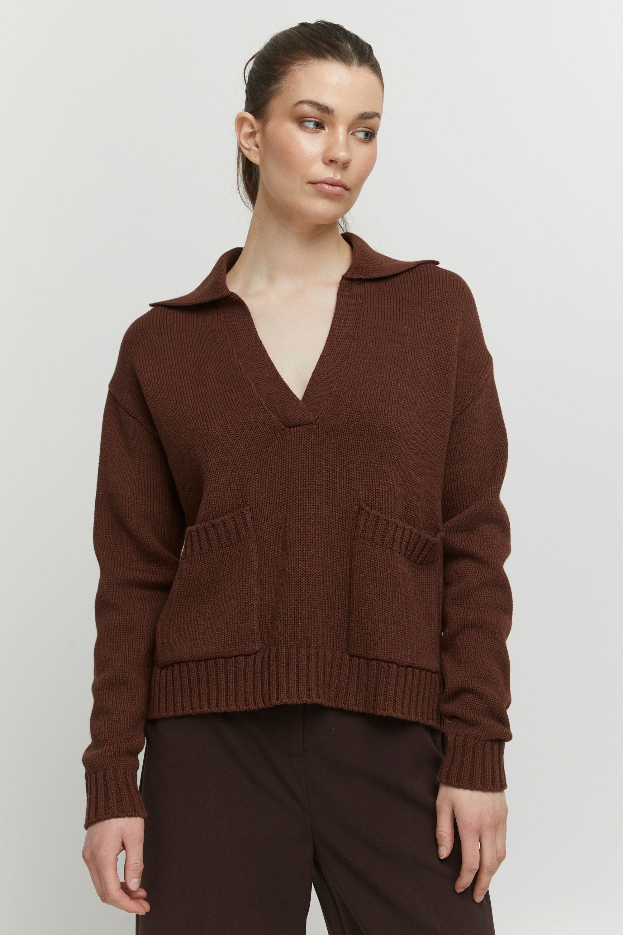 b.young Strickfleece-Pullover »Strickpullover BYOlia«
