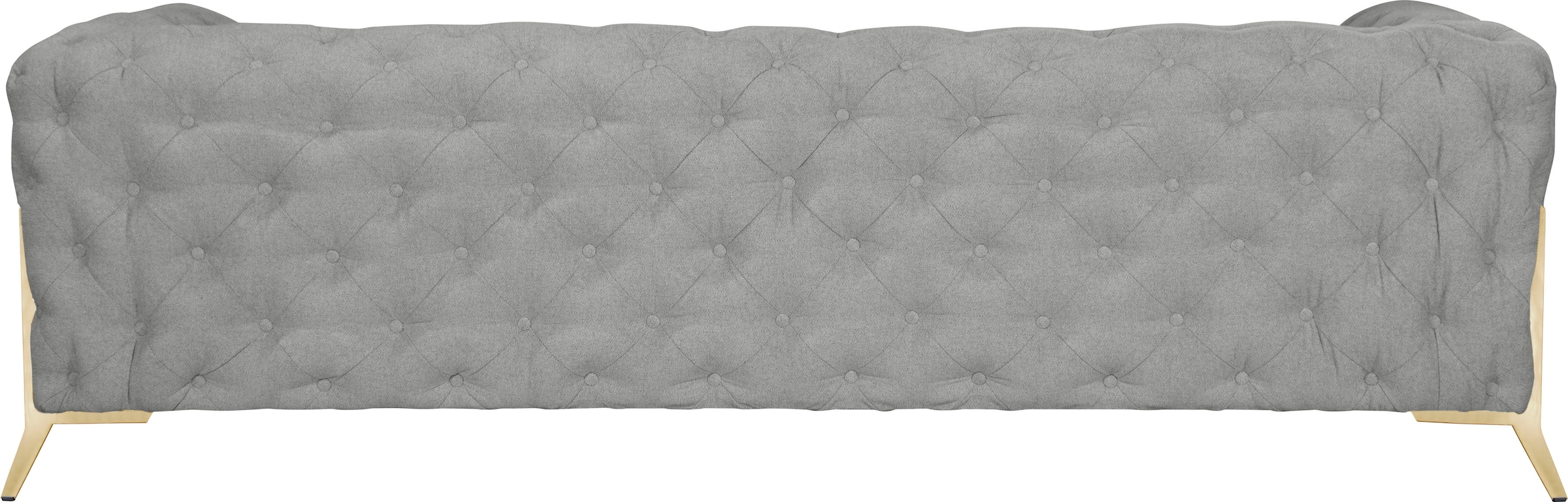 Leonique Chesterfield-Sofa »Amaury«, aufwändige Knopfheftung, moderne Chesterfield Optik, Fußfarbe wählbar