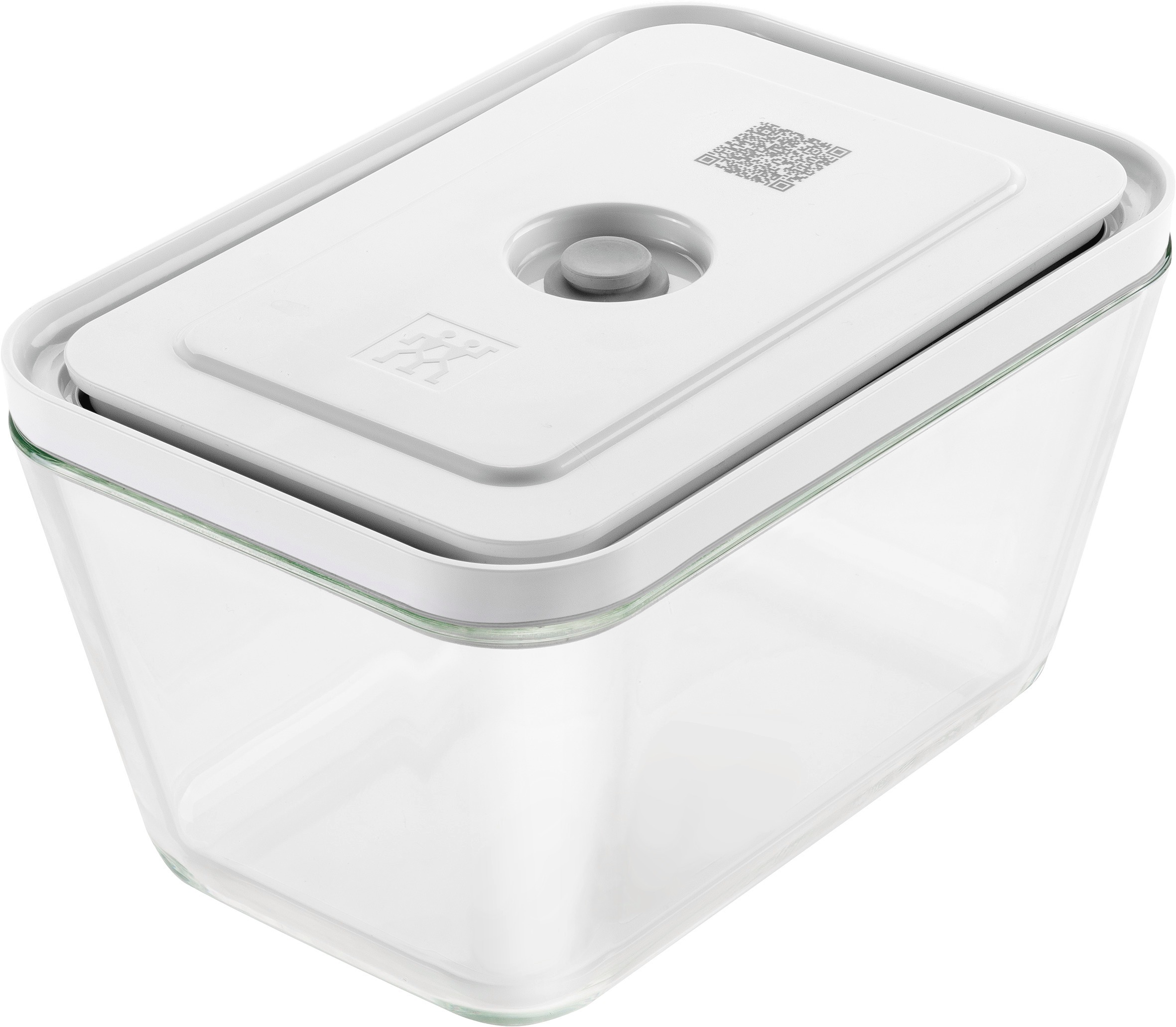 Zwilling Vakuumbehälter »Fresh & Save« Set, Vakuumpumpe inkl. 2 Vakuumboxen & 4 Vakuumbeutel, 7 Stk. tlg. Vakuum Starter-Set, Glas/Kunststoff, Spülmaschinengeeignet, Grey Line