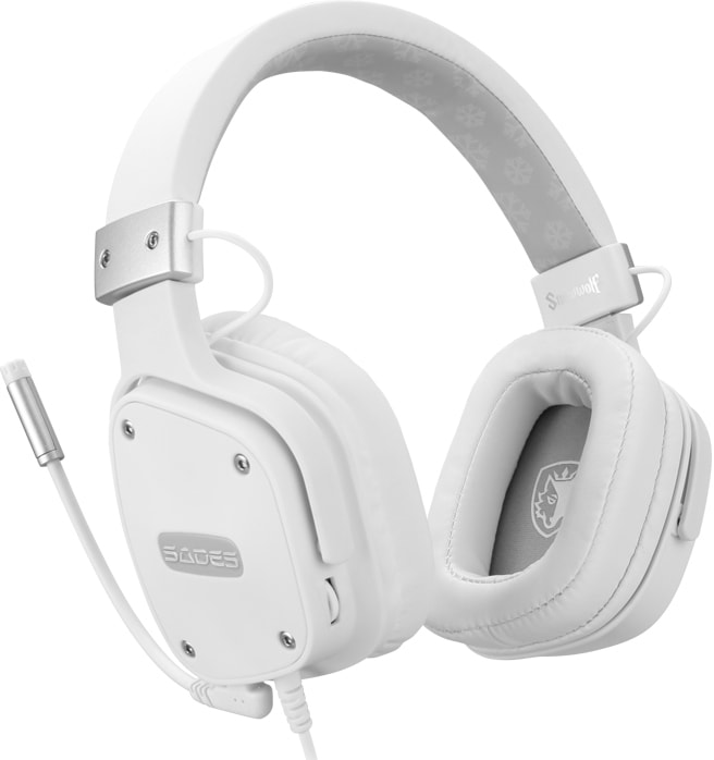 Sades Gaming-Headset »Snowwolf SA-722S«, Mikrofon abnehmbar