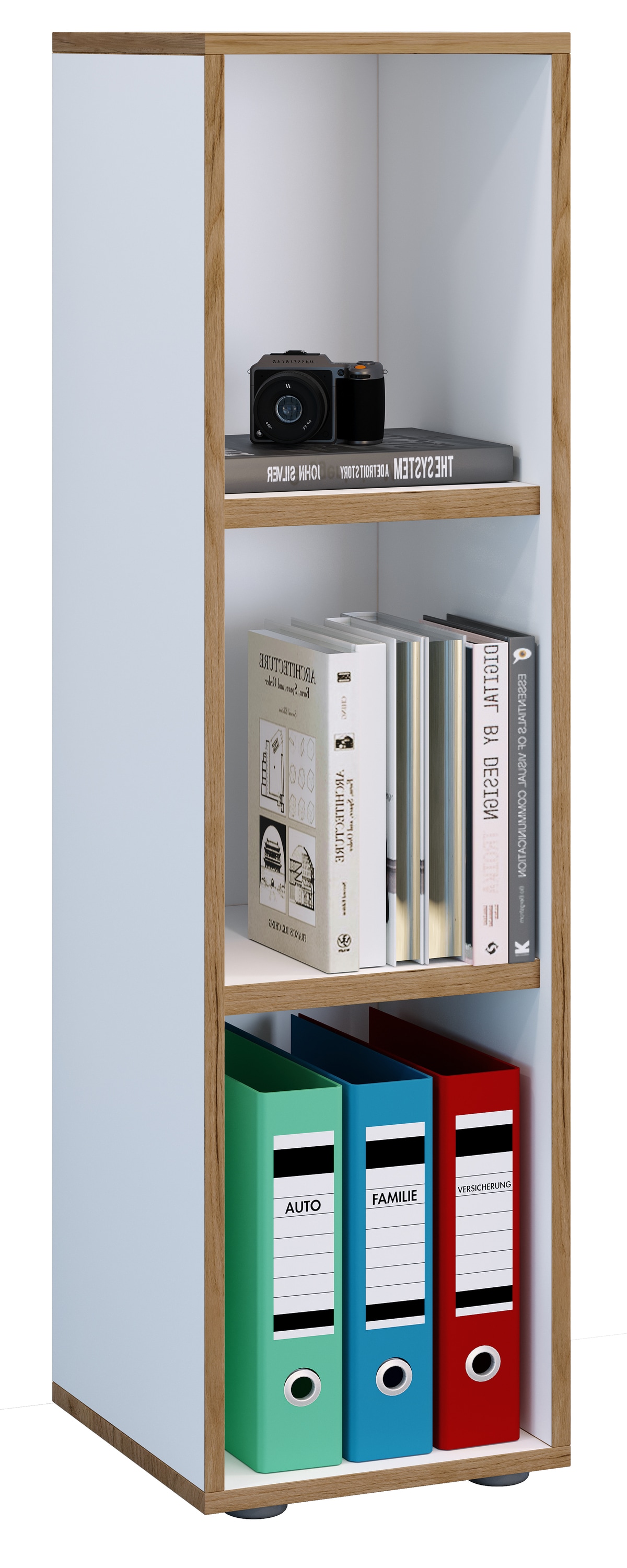 VCM Bücherregal »Holz Büro Regal Bücher Ordner Aktenregal Salia 3f«