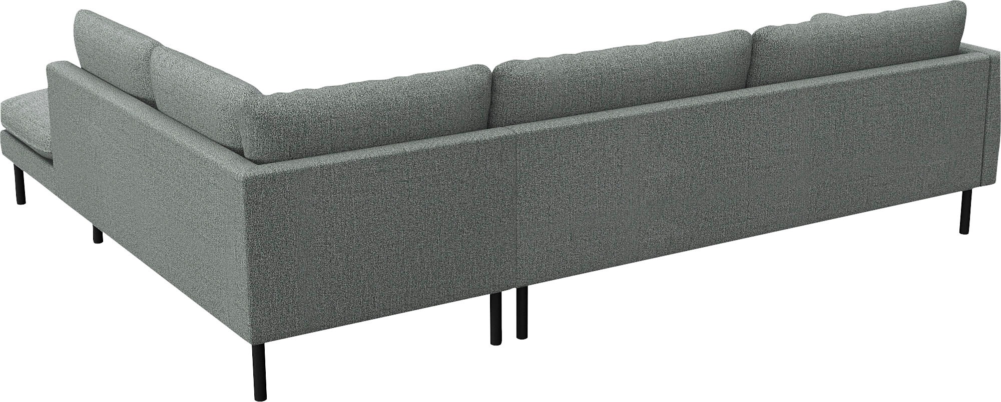 FLEXLUX Ecksofa »Bolzano, elegant und bequem, L-Form«, Sitzaufbau mit Kaltschaum & Stahl-Wellen, lose Sitz -& Rückenkissen