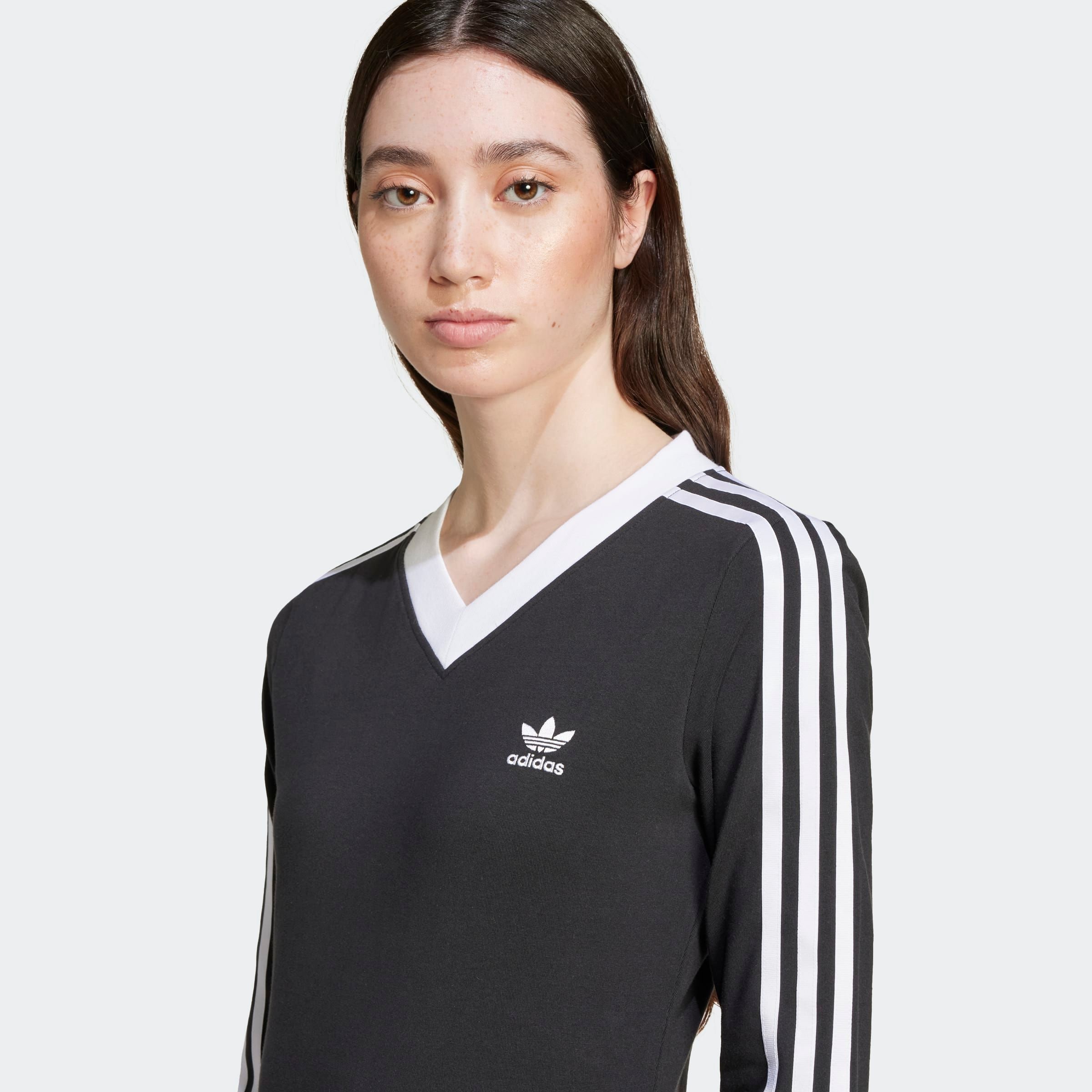 adidas Originals Langarmshirt »V-NECK LS«