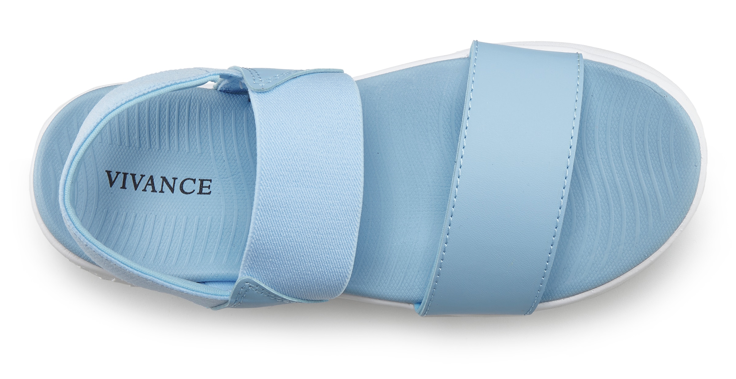Vivance Sandale »Sommerschuh«, Sandalette, Sommerschuh mit leichter Sohle & elastischen Riemen VEGAN