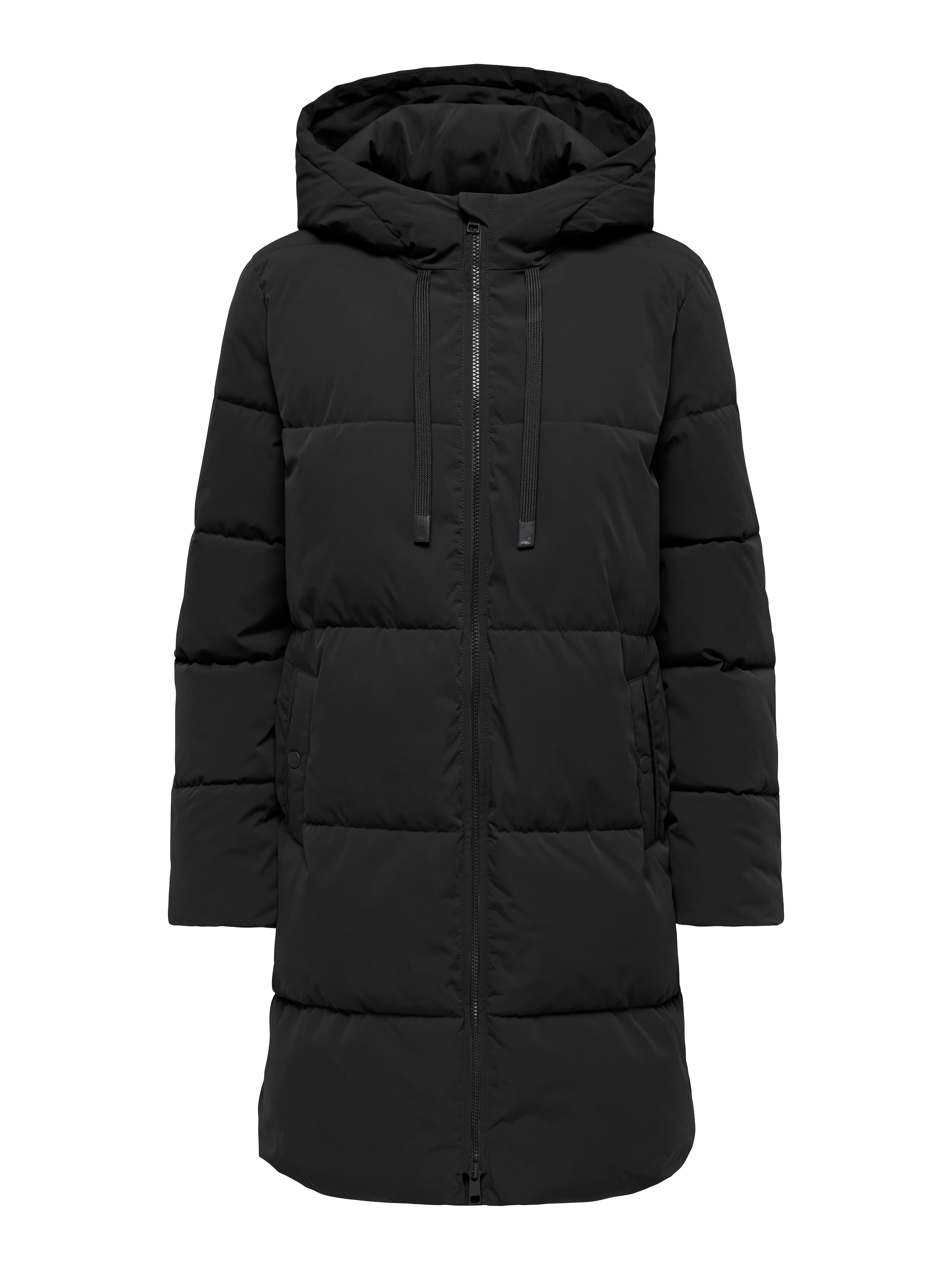 JDY Steppmantel »JDYBLAIR LONG HOOD PUFFER OTW SIJ« Kunstfaser, Kapuze mit Kordelzug