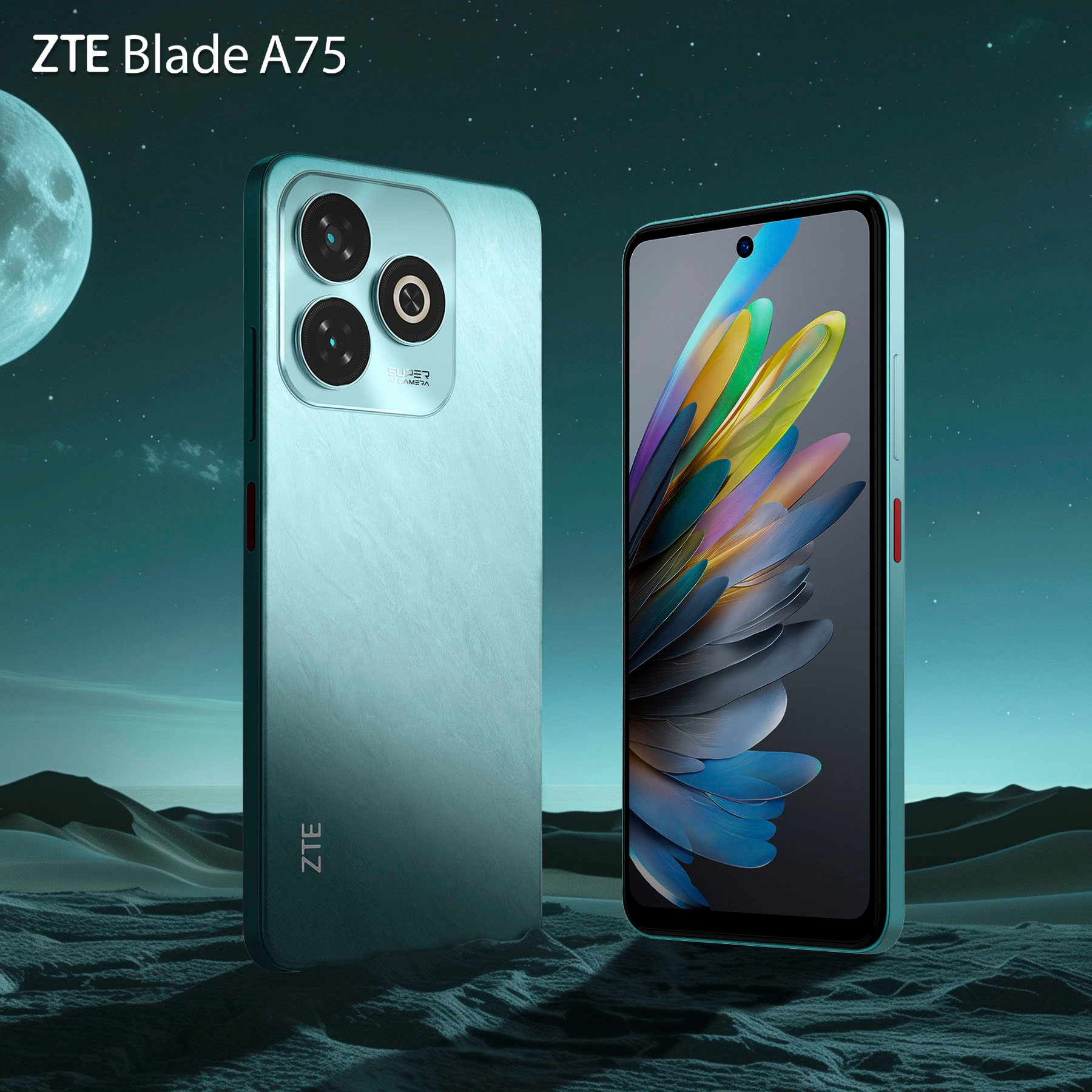 ZTE Smartphone »Blade A75«, grün