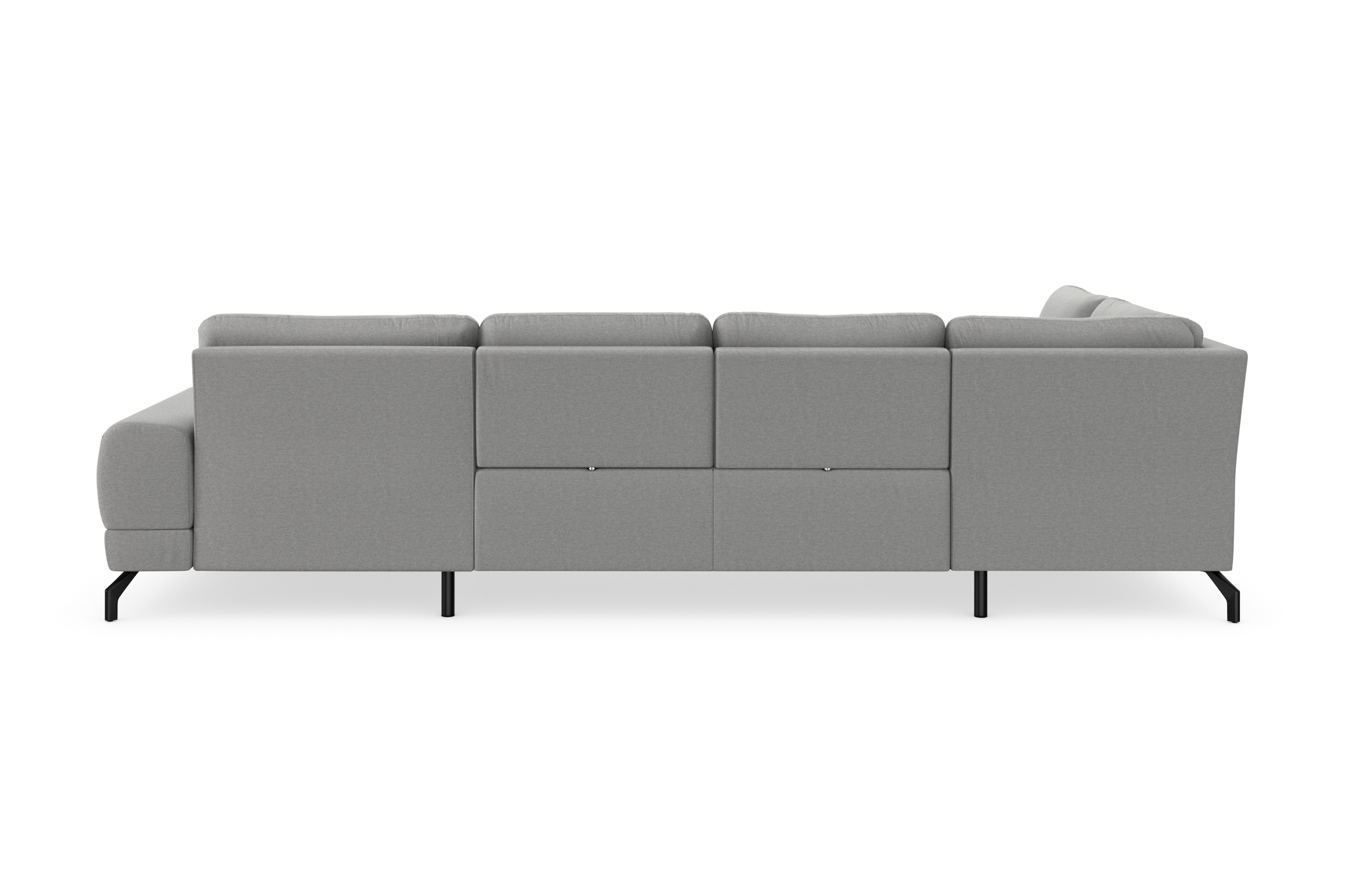 sit&more Wohnlandschaft »Cinturo U-Form« inklusive Sitztiefenverstellung und Federkern, Sitzhöhe 45 cm