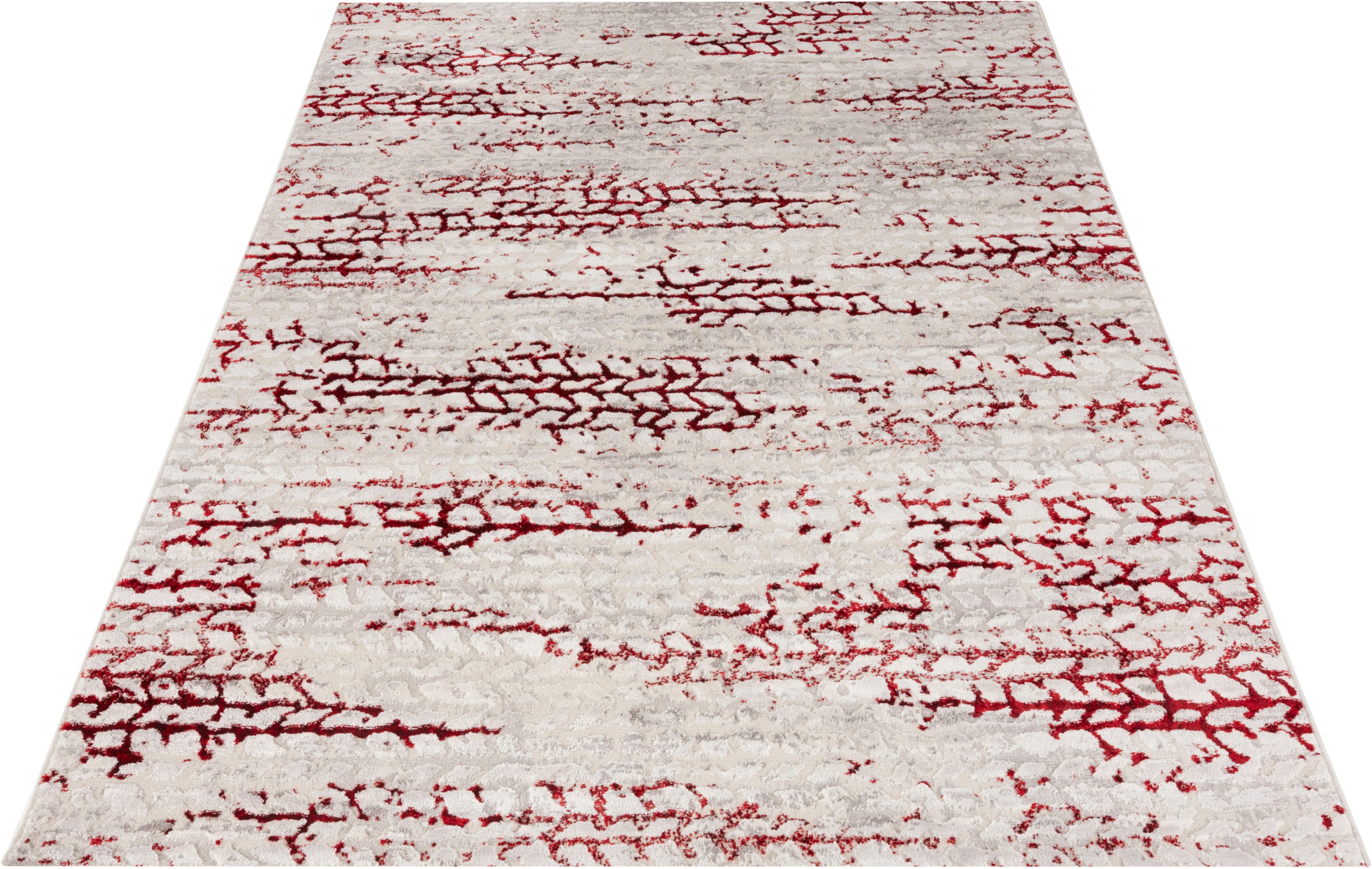 MINT RUGS Teppich »Delio«, rechteckig, 8 mm Höhe, Kurzflor, Used Look-Design, Meliert, leichter Glanz, Wohnzimmer, Schlafzimmer, Robust, Pflegeleicht